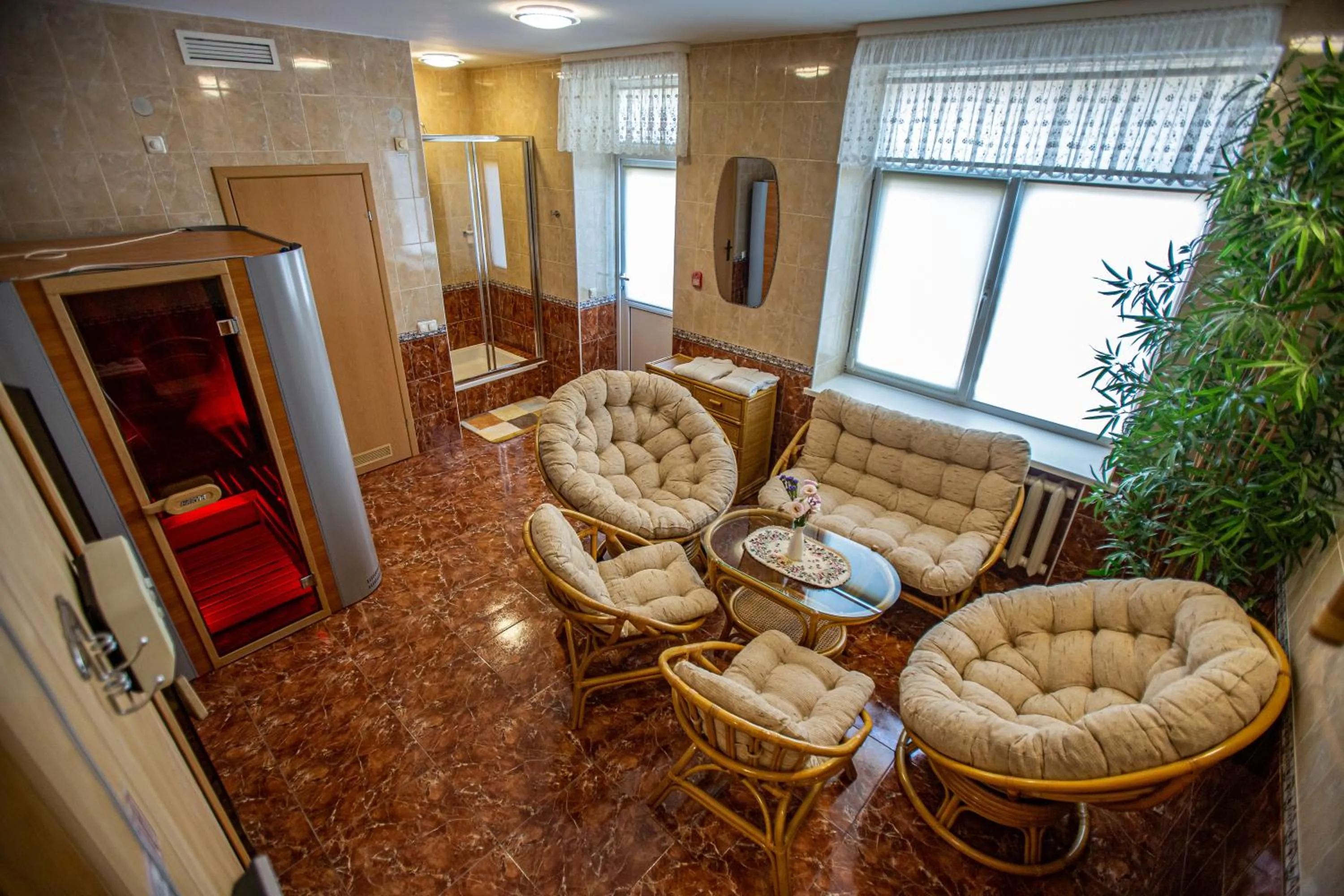 Sauna in Premier Hotel Palazzo