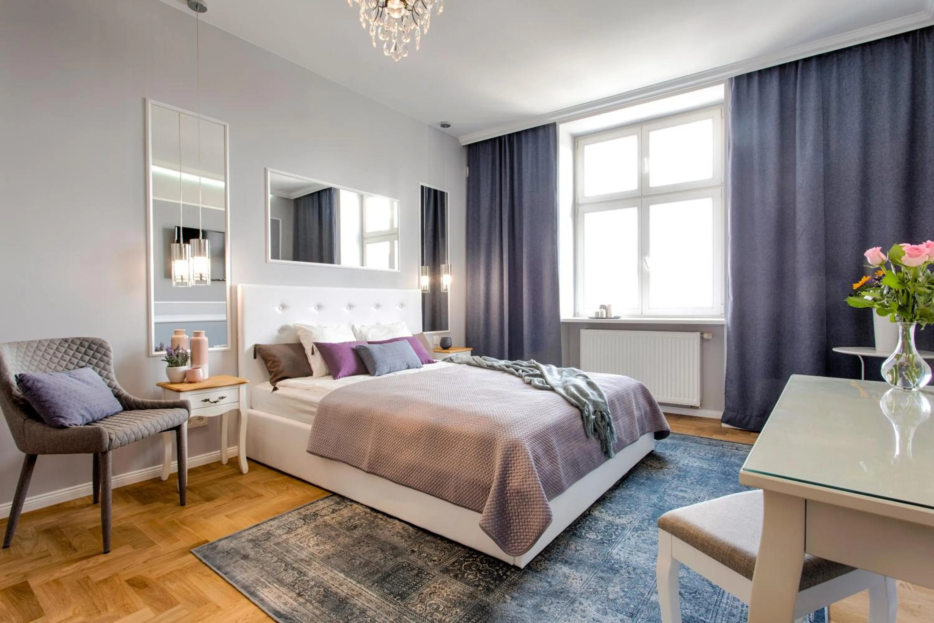 Bed in Main Square Apartments