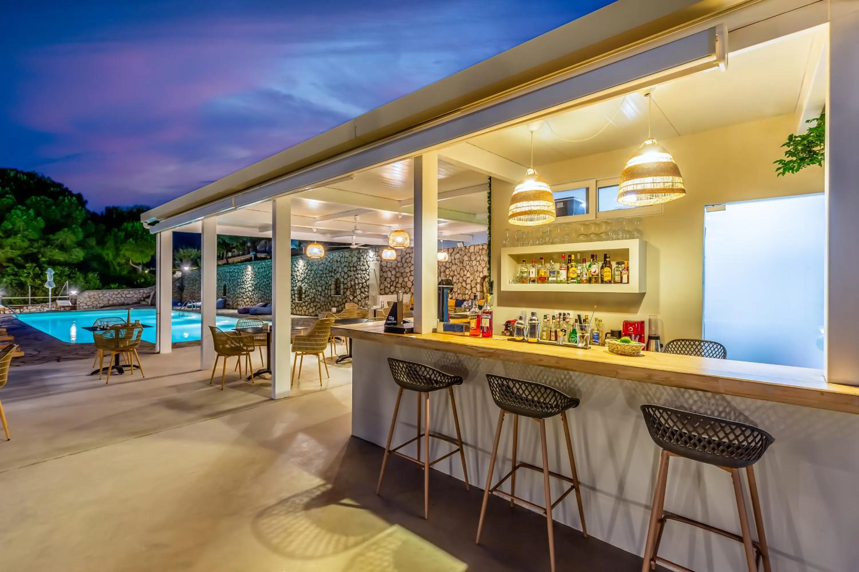 Night in Anasa Corfu