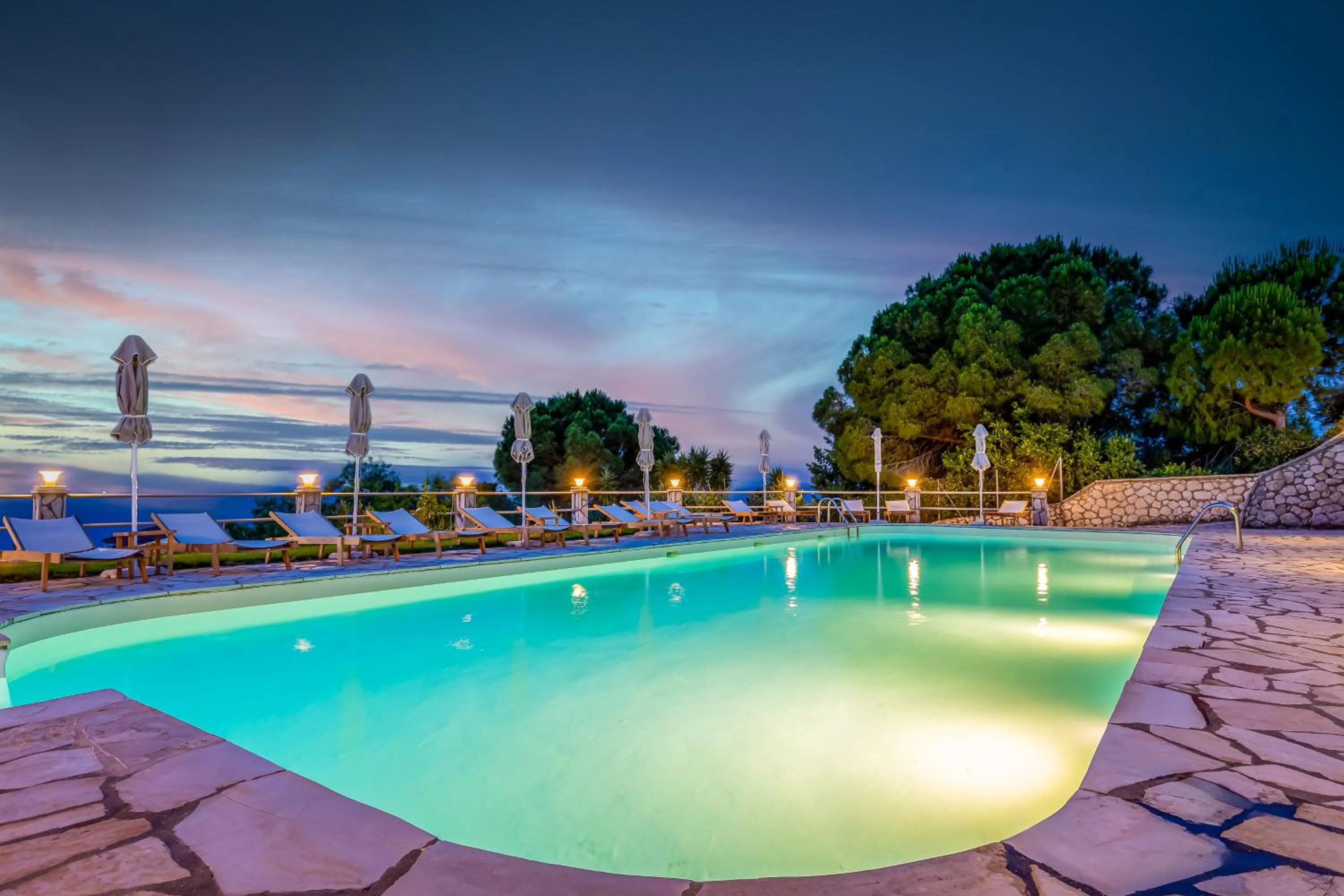 Pool view in Anasa Corfu
