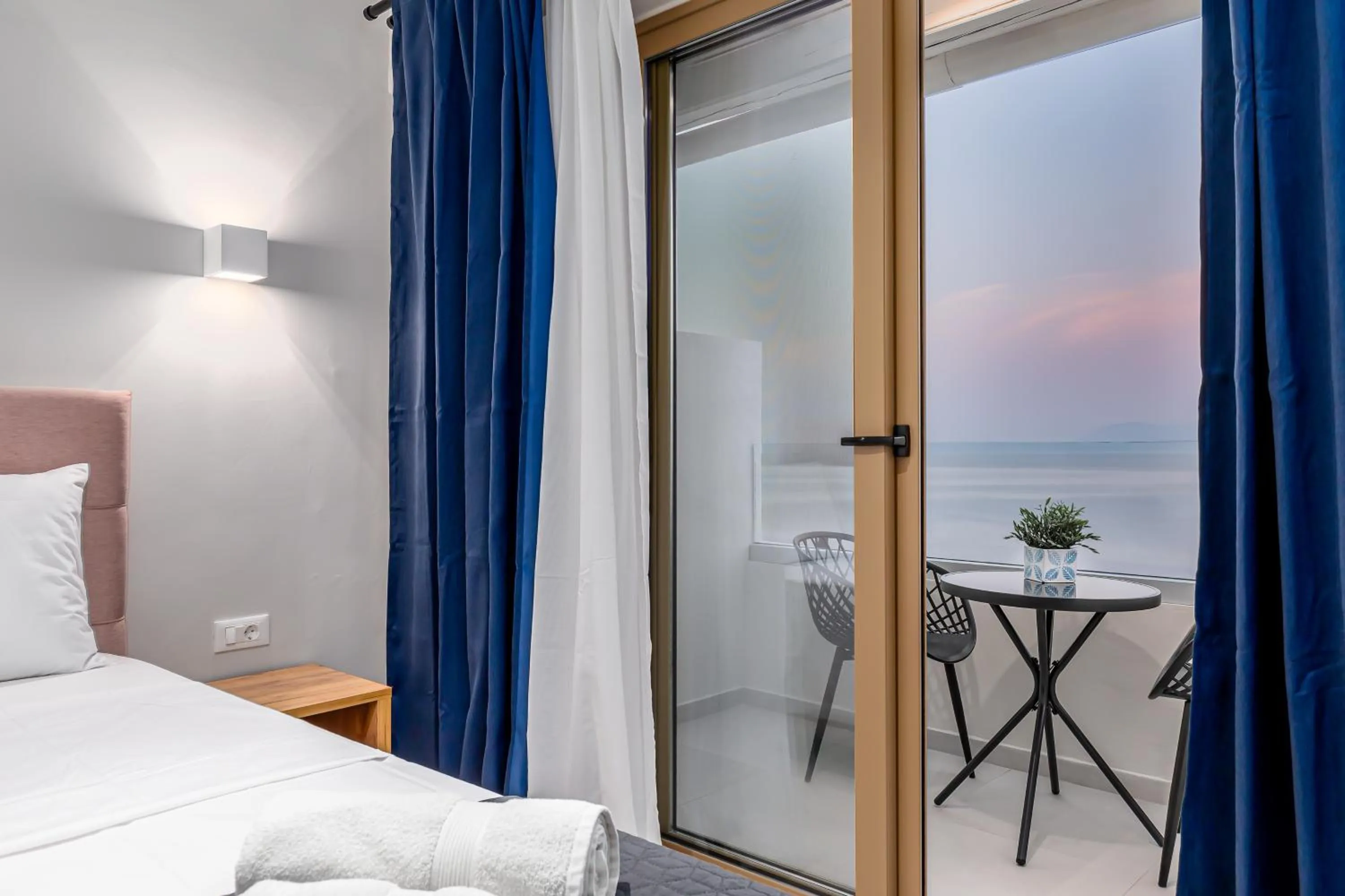 View (from property/room), Bed in Anasa Corfu