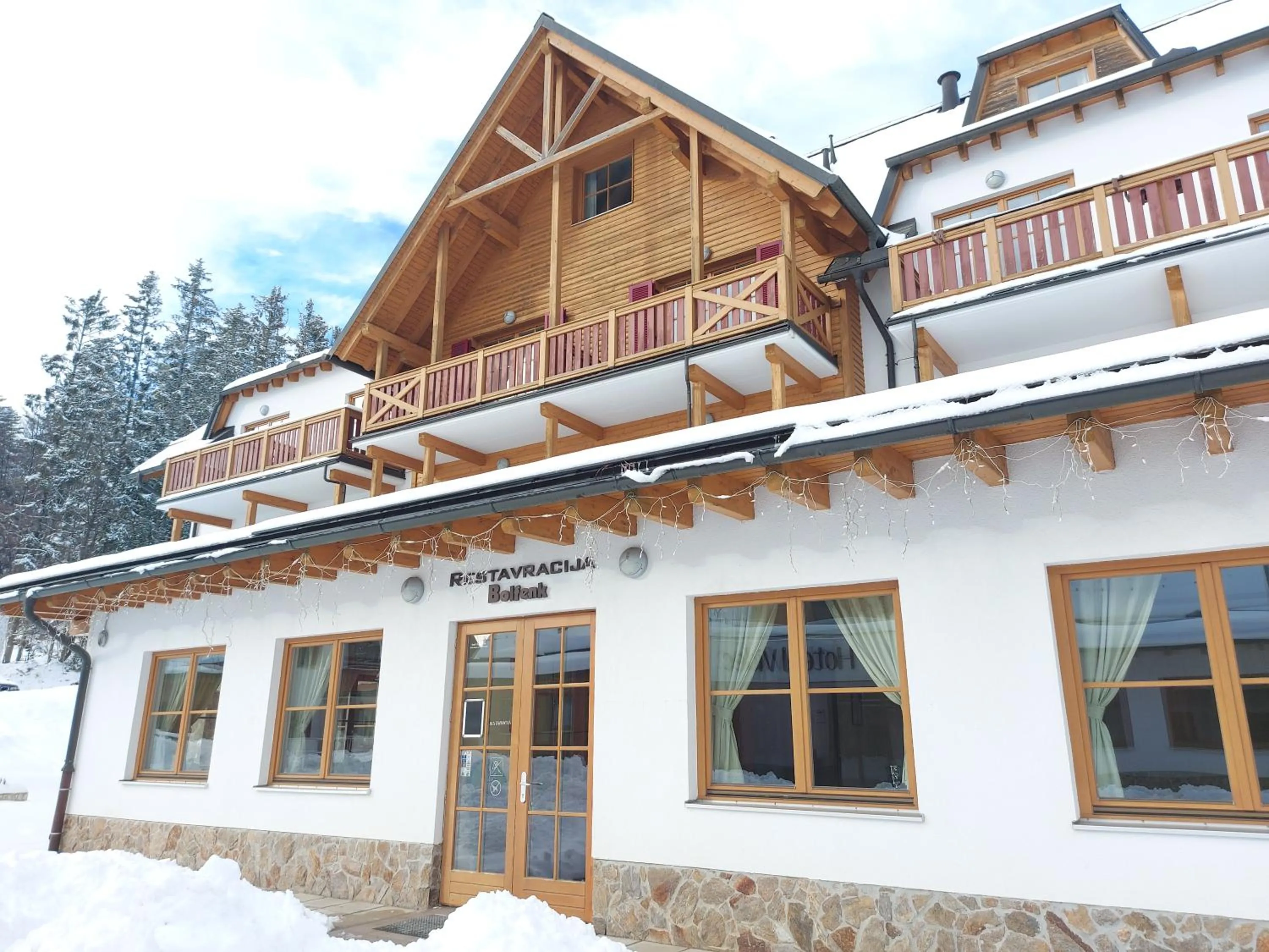 Property building in Pohorje Village Wellbeing Resort - Wellness & Spa Hotel Bolfenk