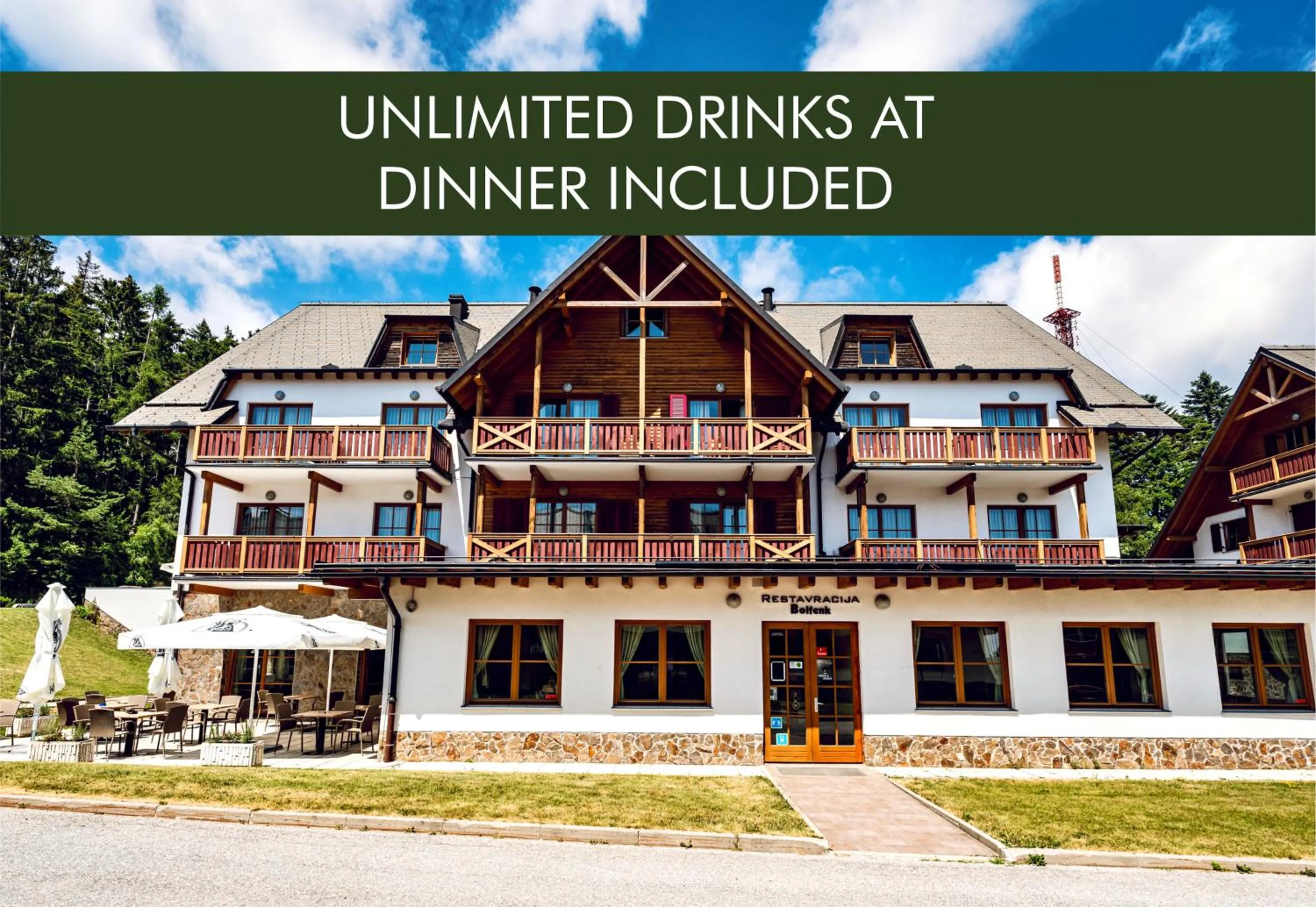 Property building in Pohorje Village Wellbeing Resort - Wellness & Spa Hotel Bolfenk