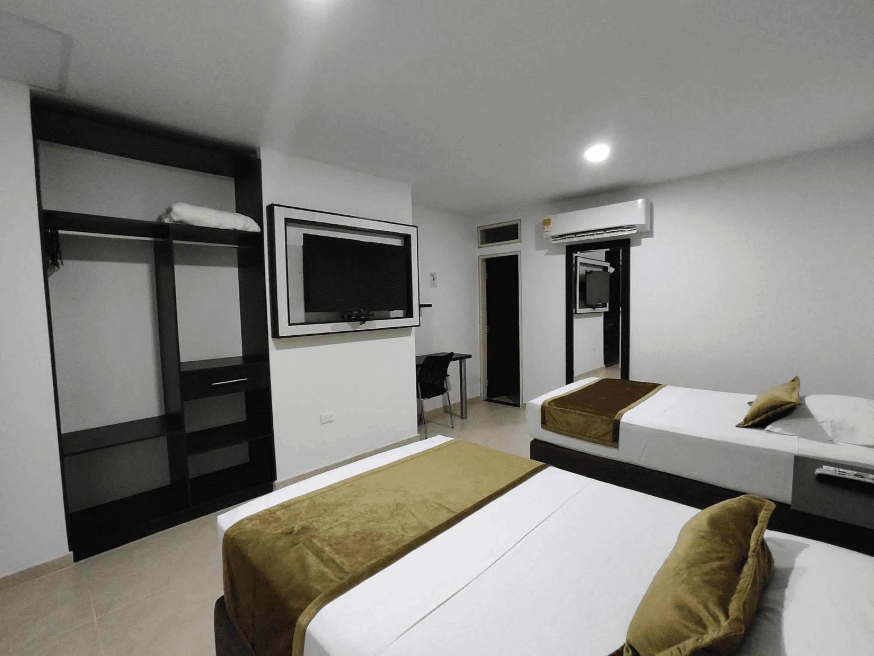 Bed in Hotel Andinos Plaza Florencia