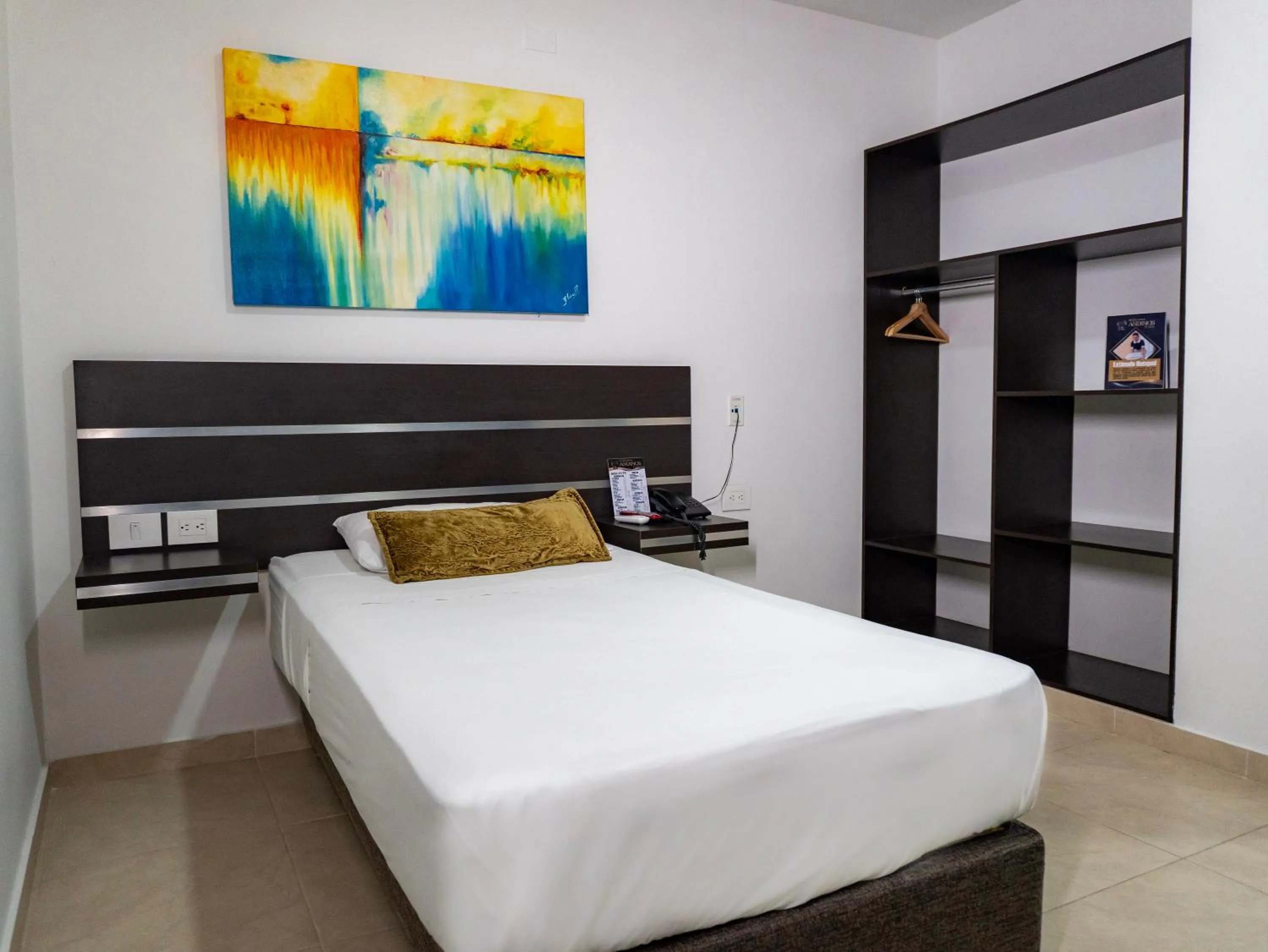 Bed in Hotel Andinos Plaza Florencia