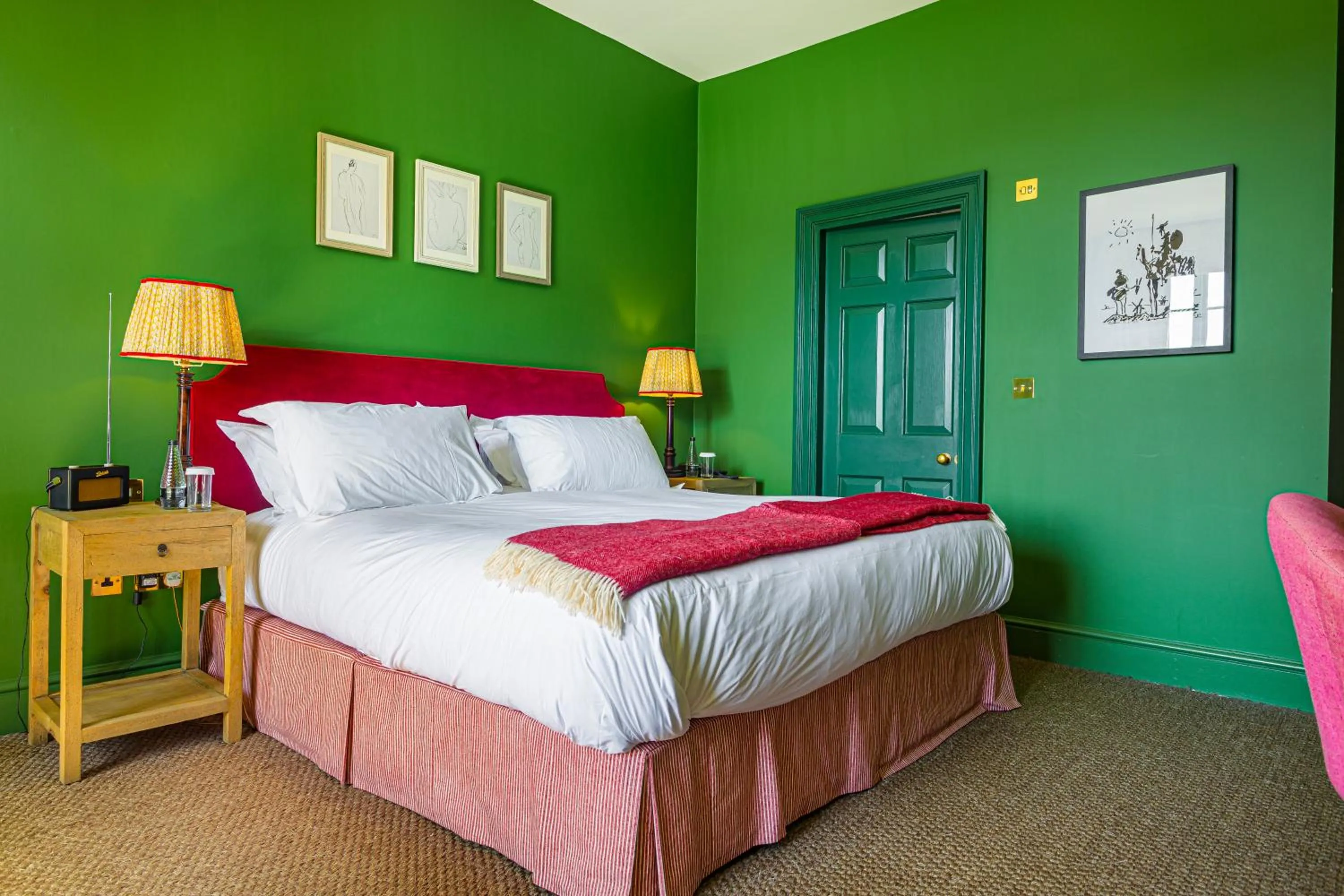 Bedroom, Bed in The Talbot, Malton, North Yorkshire - The Coaching Inn Group