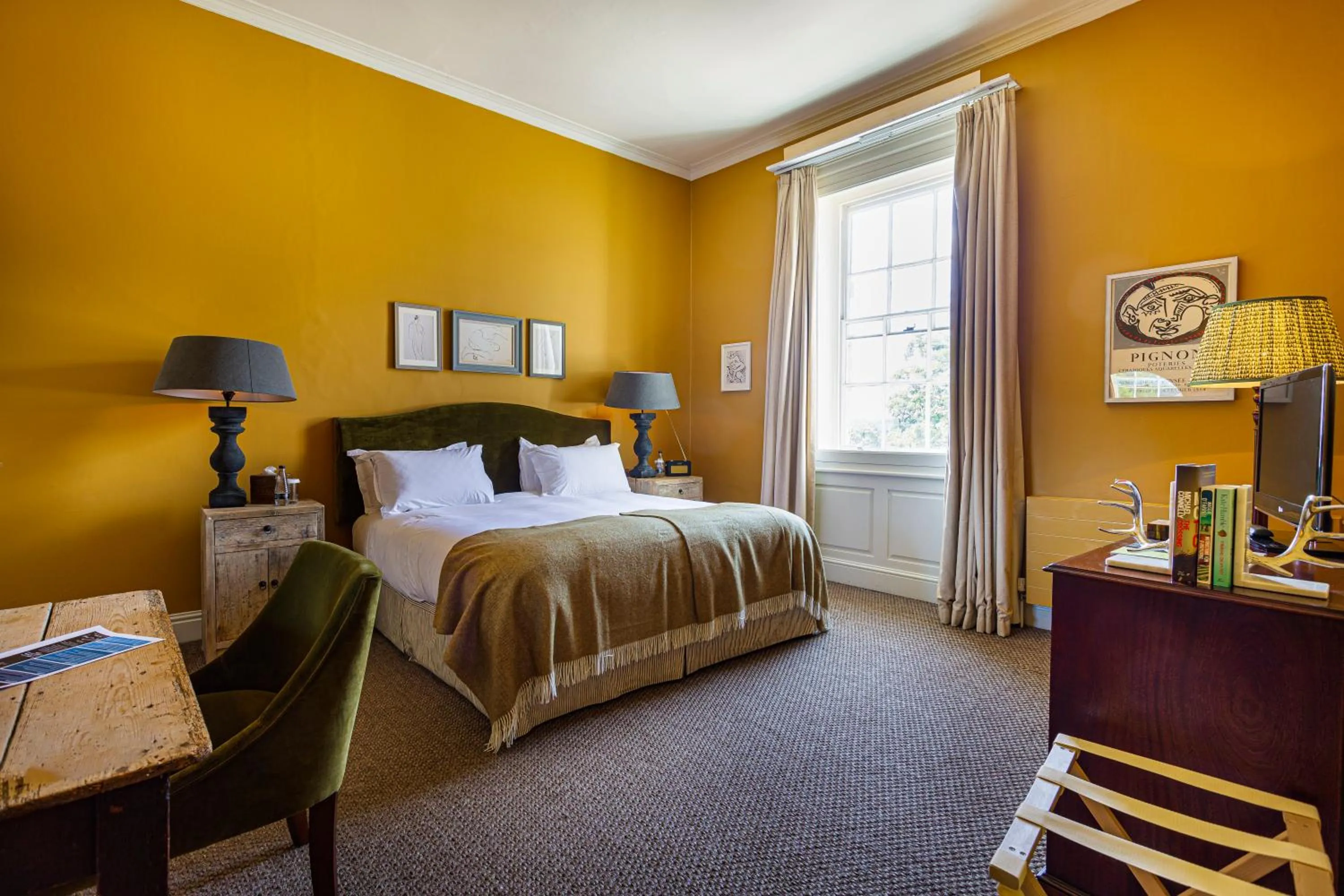 Bedroom, Bed in The Talbot, Malton, North Yorkshire - The Coaching Inn Group