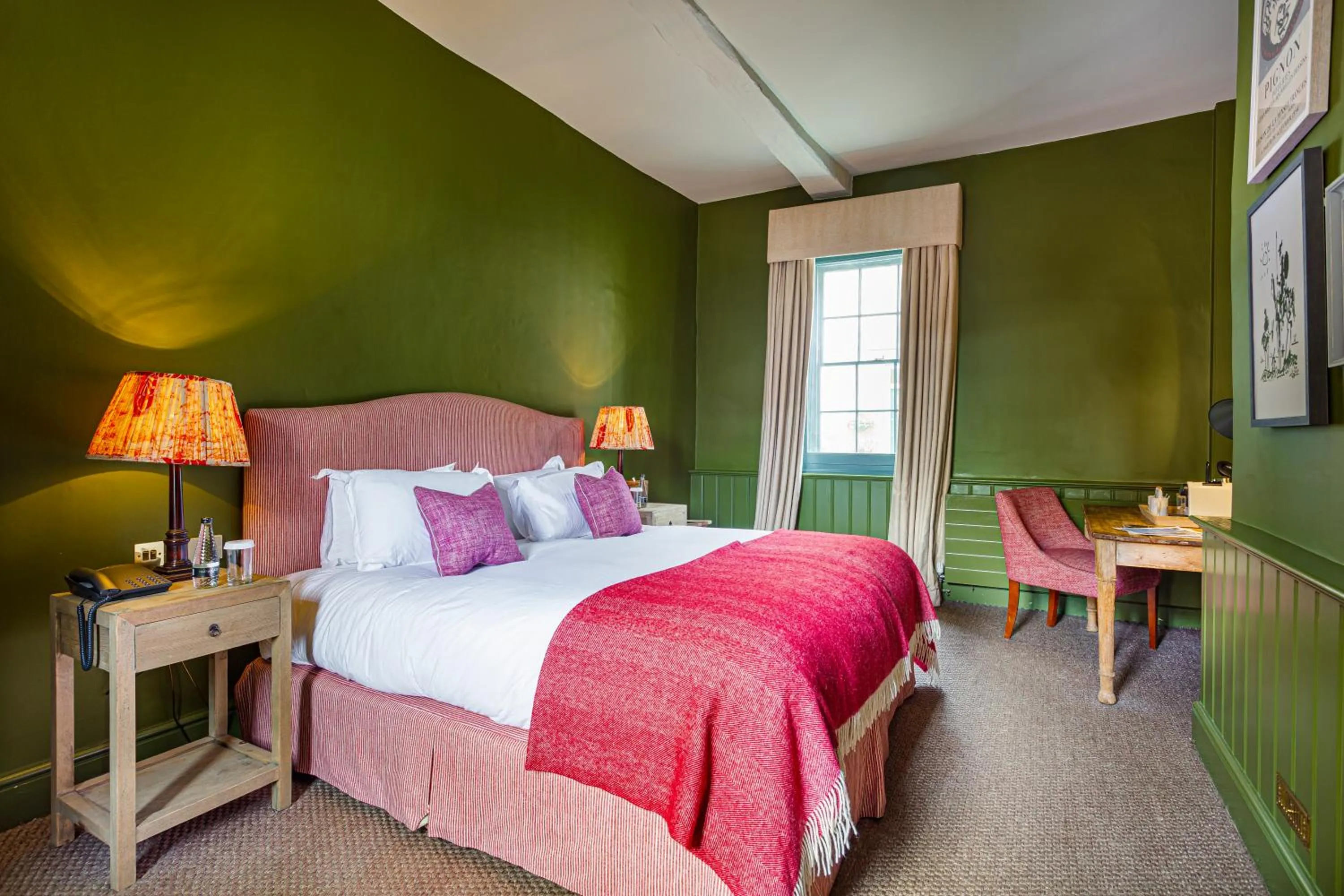 Bedroom, Bed in The Talbot, Malton, North Yorkshire - The Coaching Inn Group