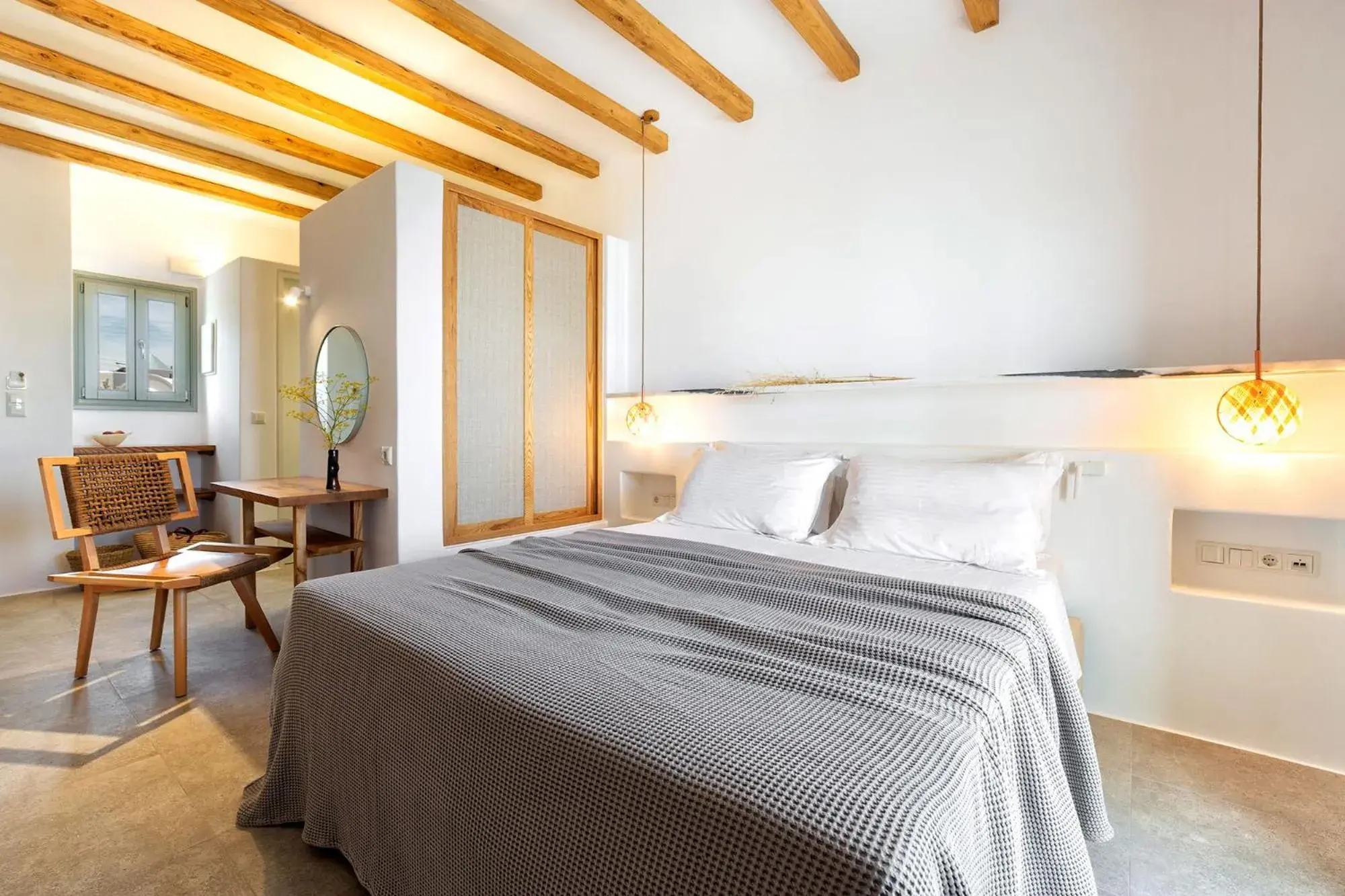 Superior Double Room with hydro-massage hot tub in Anemomylos Residence Superior Double Room with hydro-massage hot tub in Anemomylos Residence