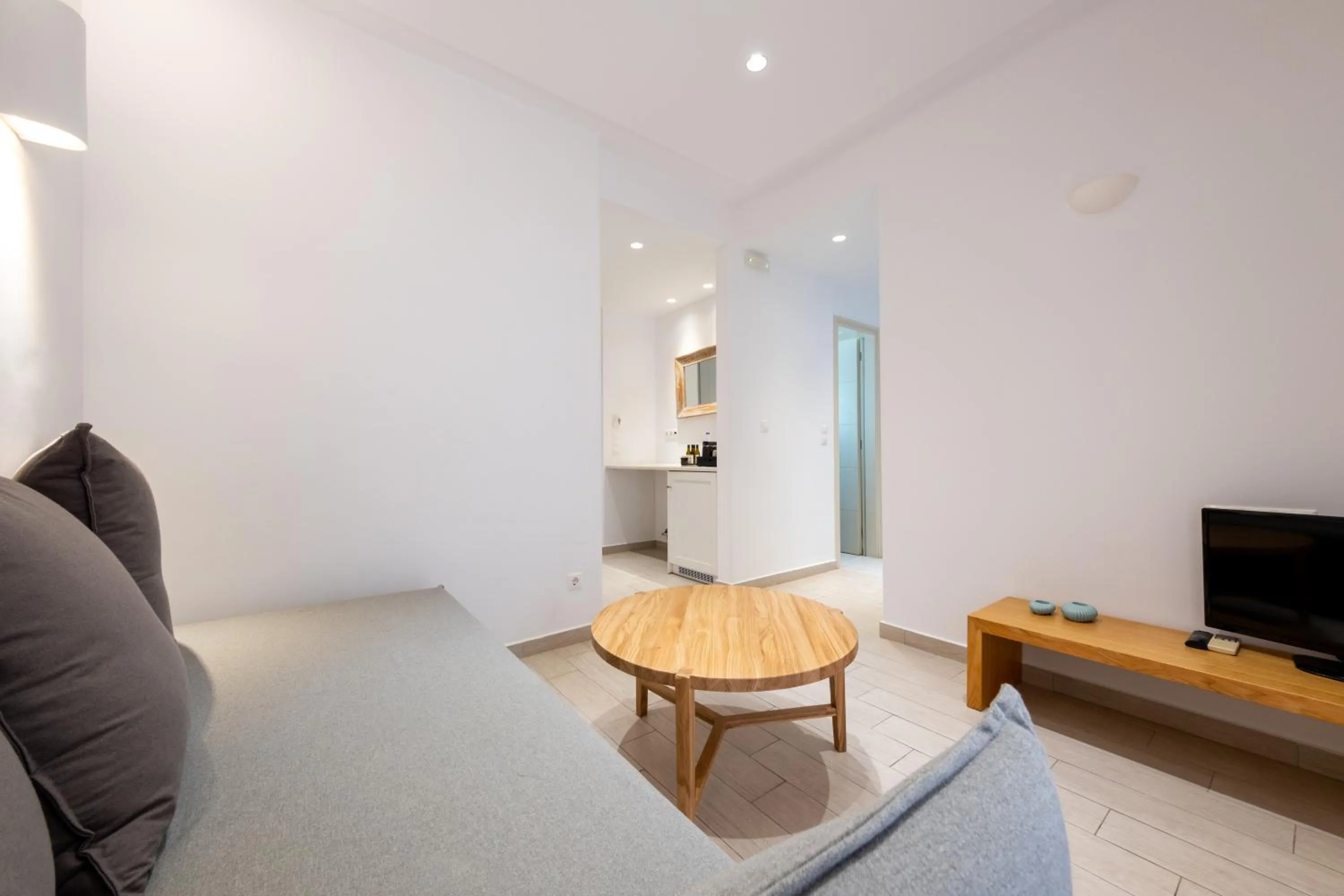 Seating area in Anemomylos Residence