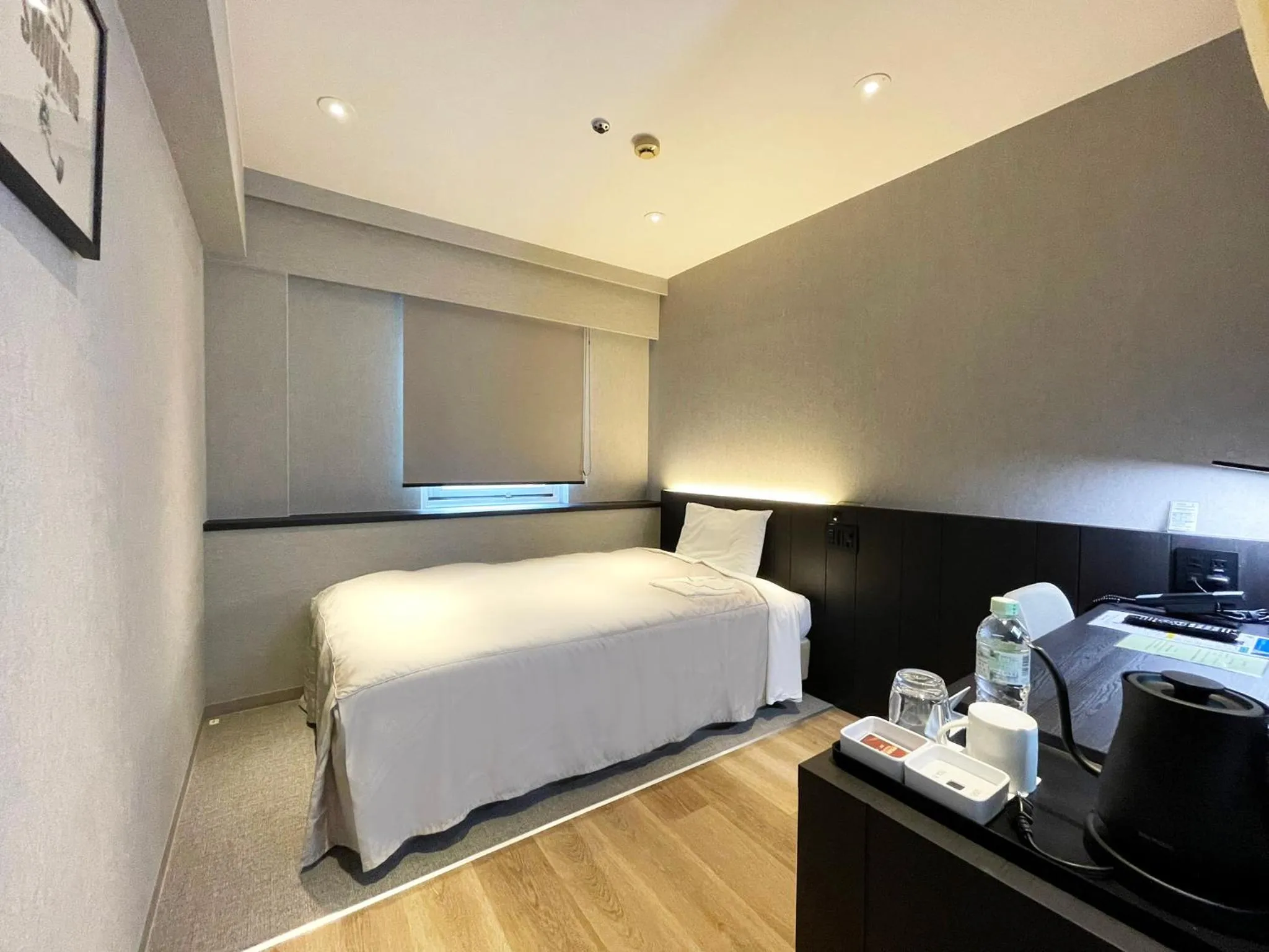 Bed in Hotel Sunroute Kumamoto