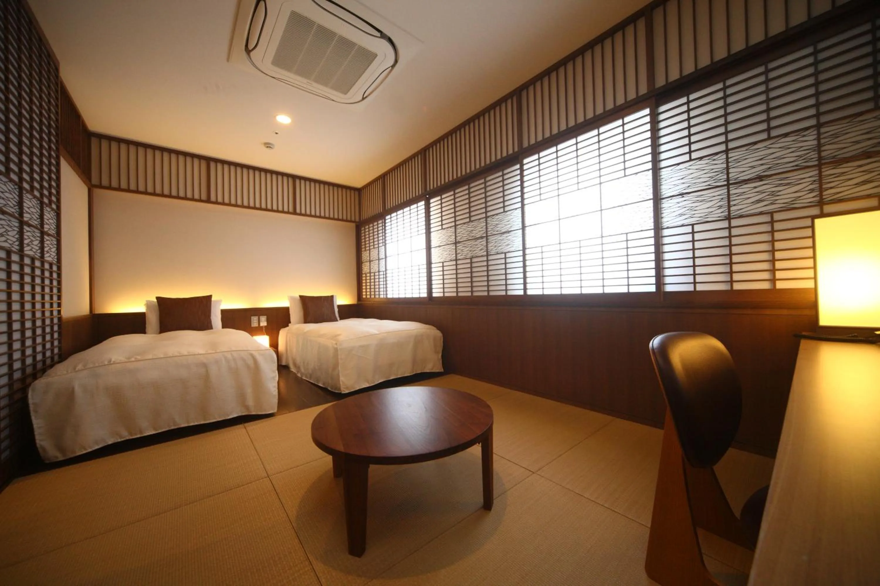 Bed in Hotel Sunroute Kumamoto
