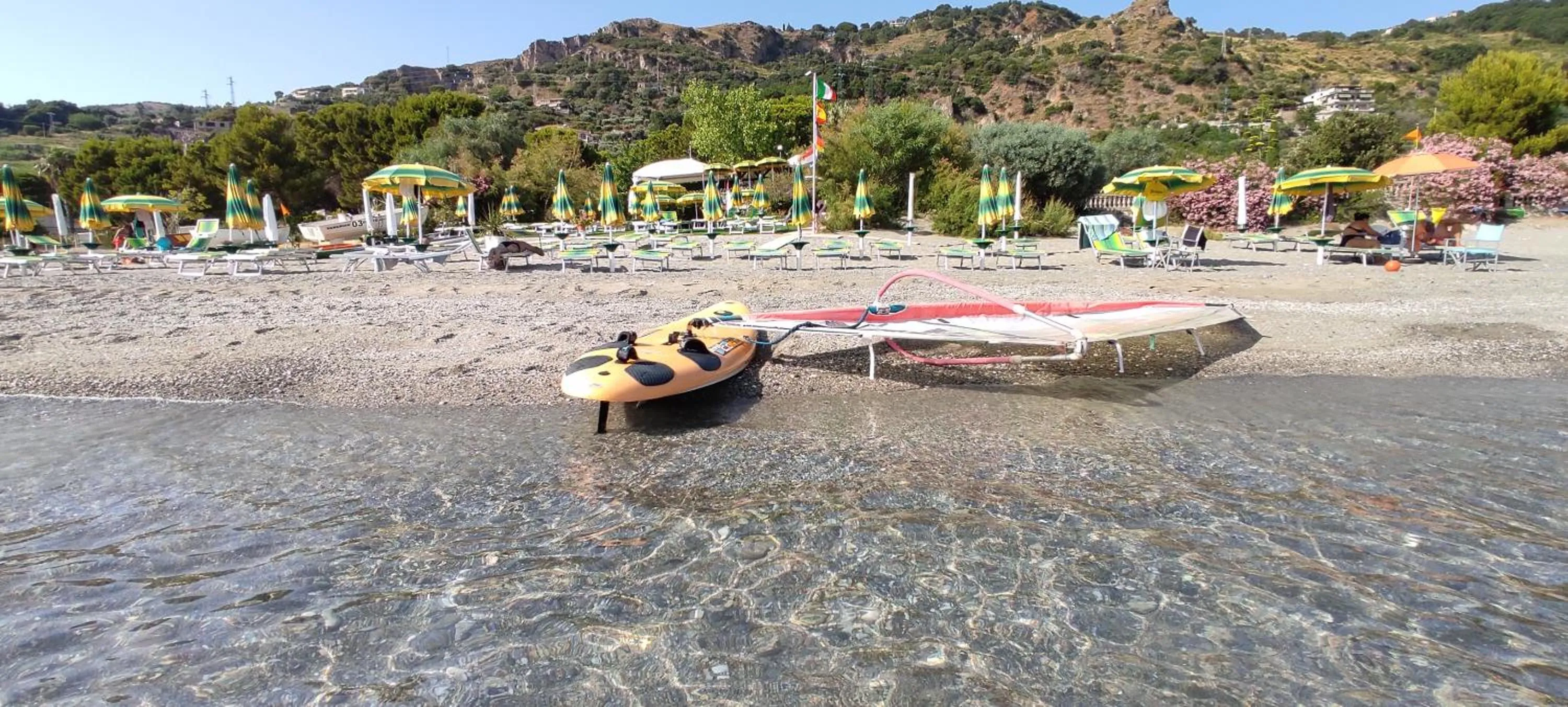 Beach in Hotel La Carruba