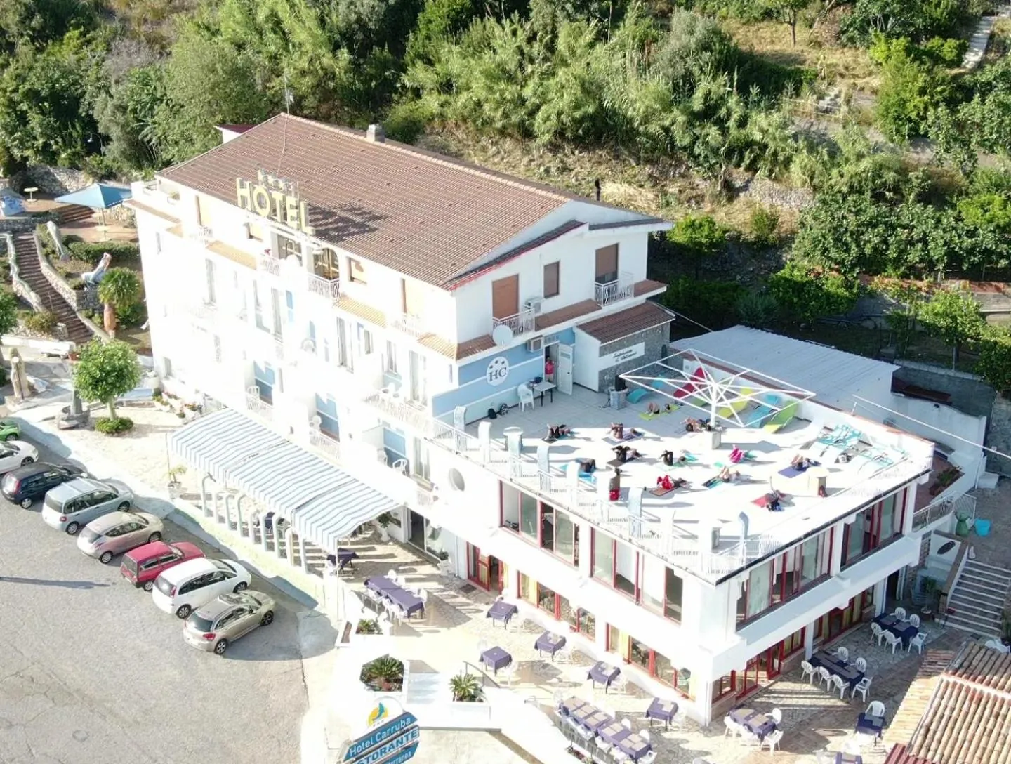 Bird's eye view in Hotel La Carruba
