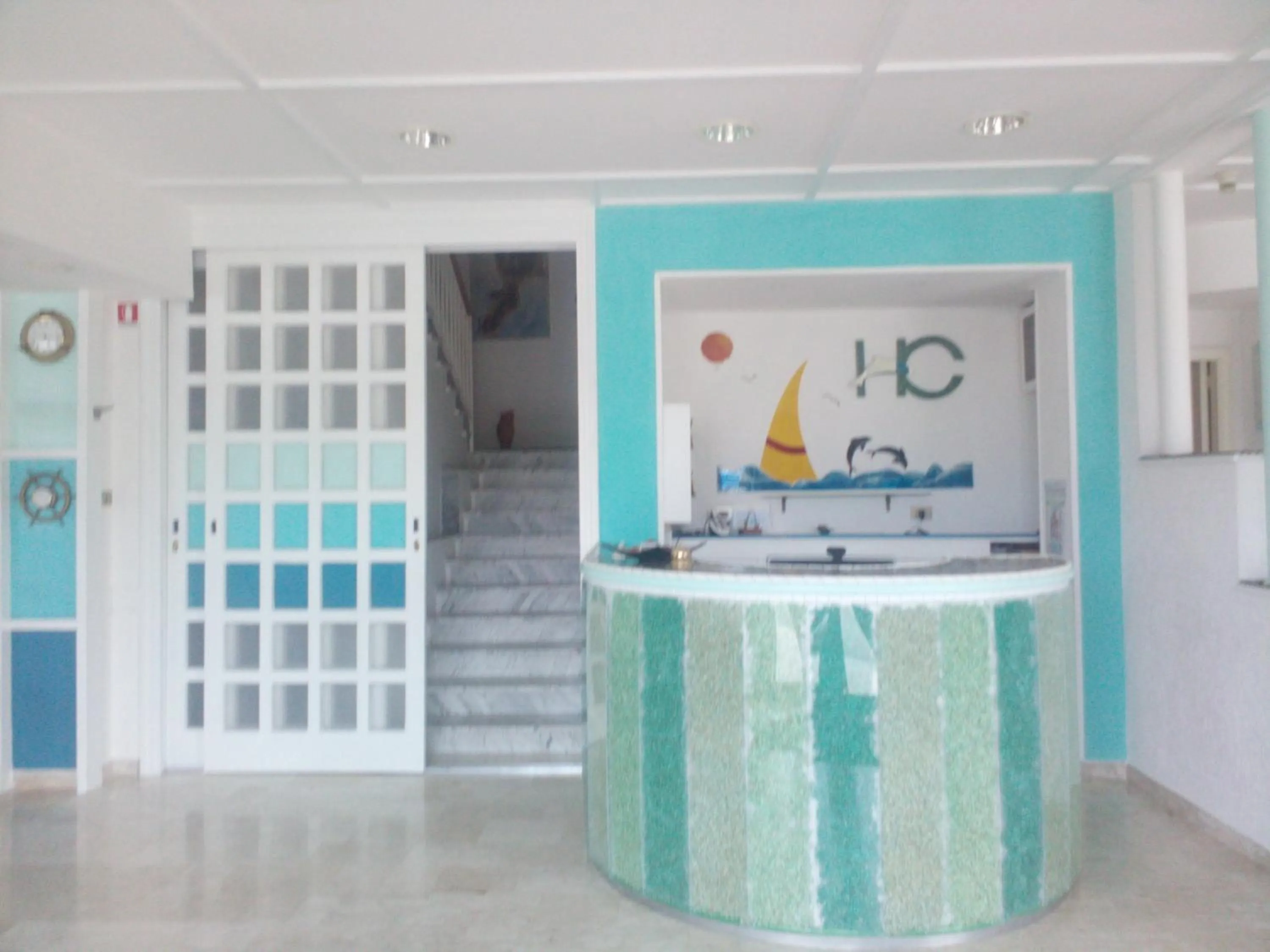 Lobby or reception in Hotel La Carruba