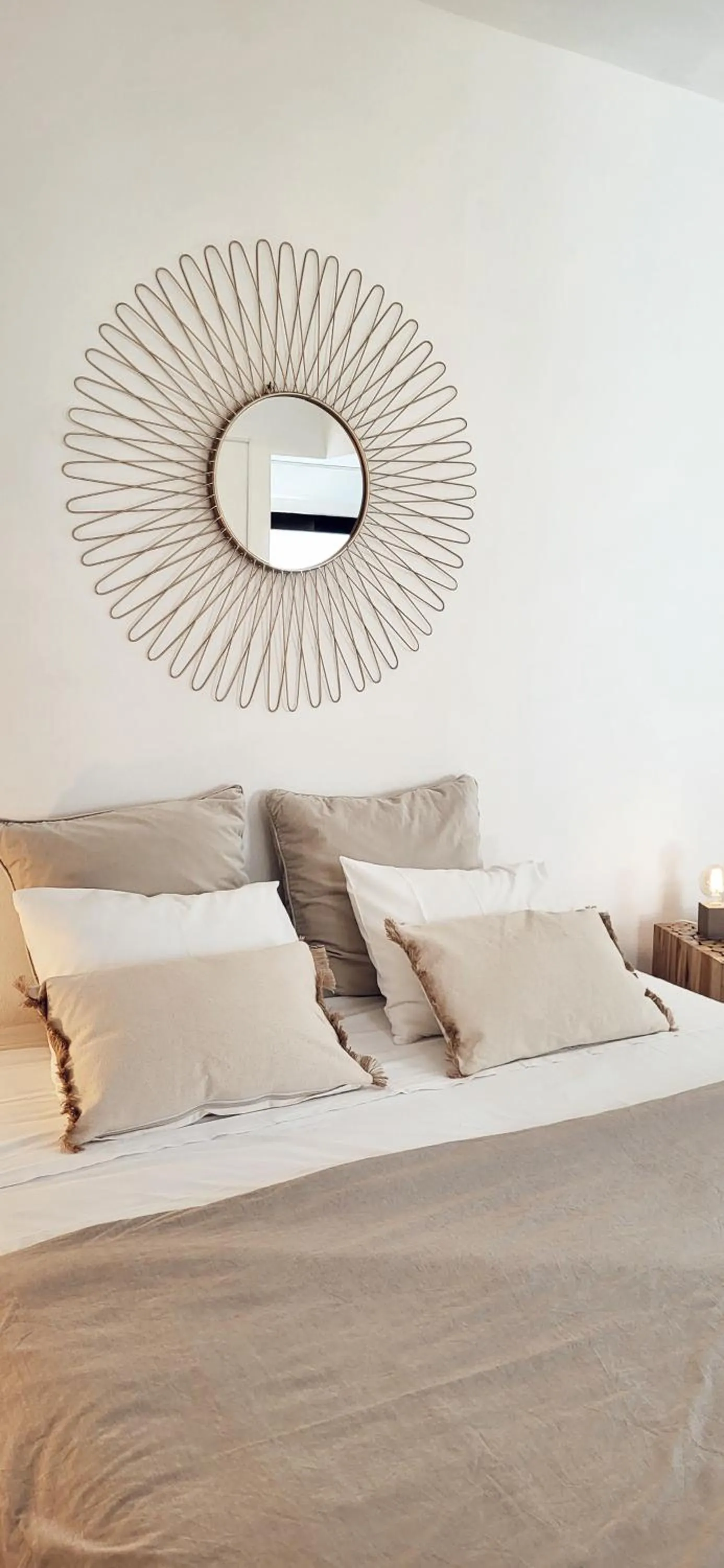 Bed in B&B La Mimosa