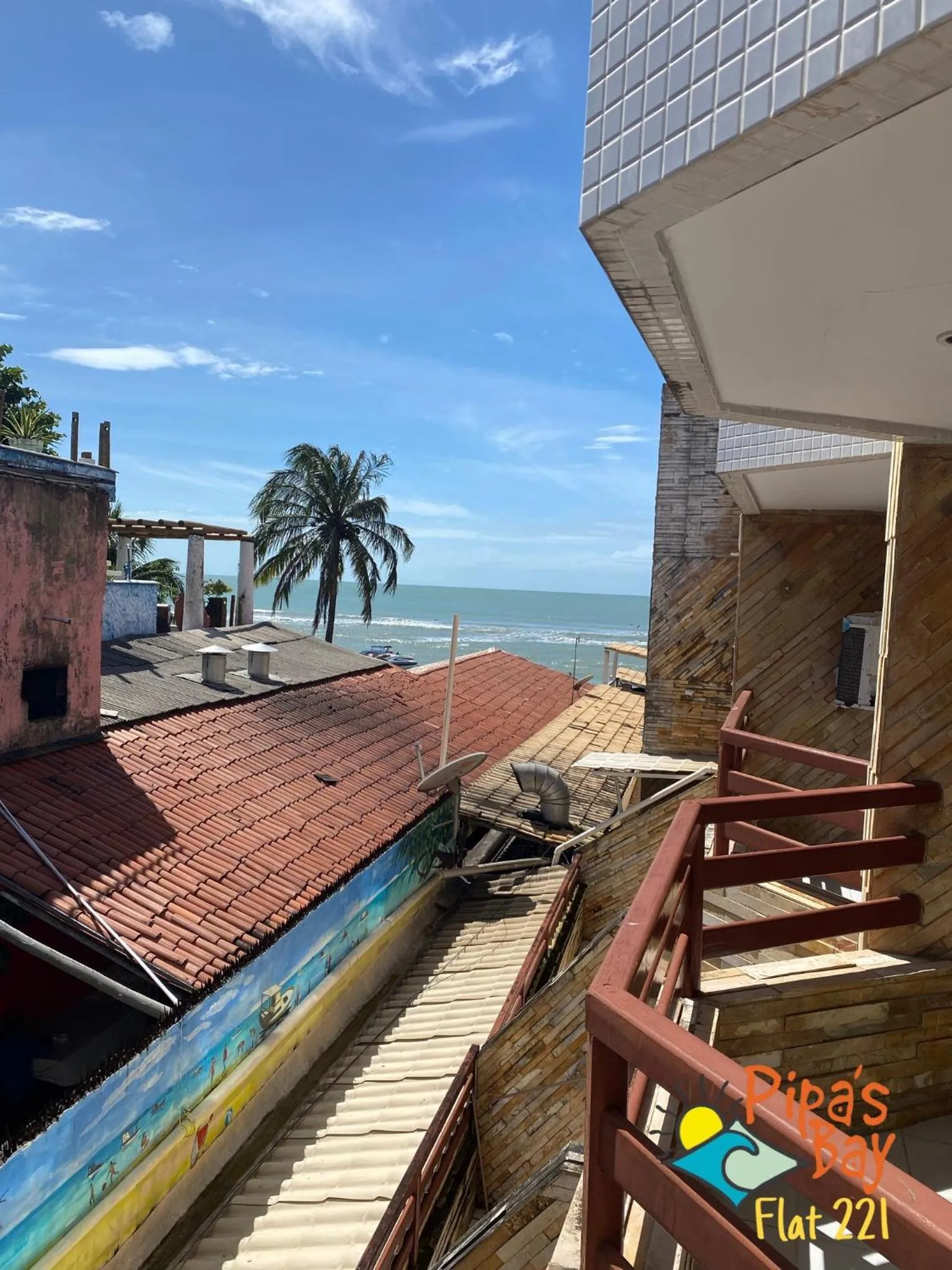 Balcony/Terrace in Flat Pipa's Bay 221