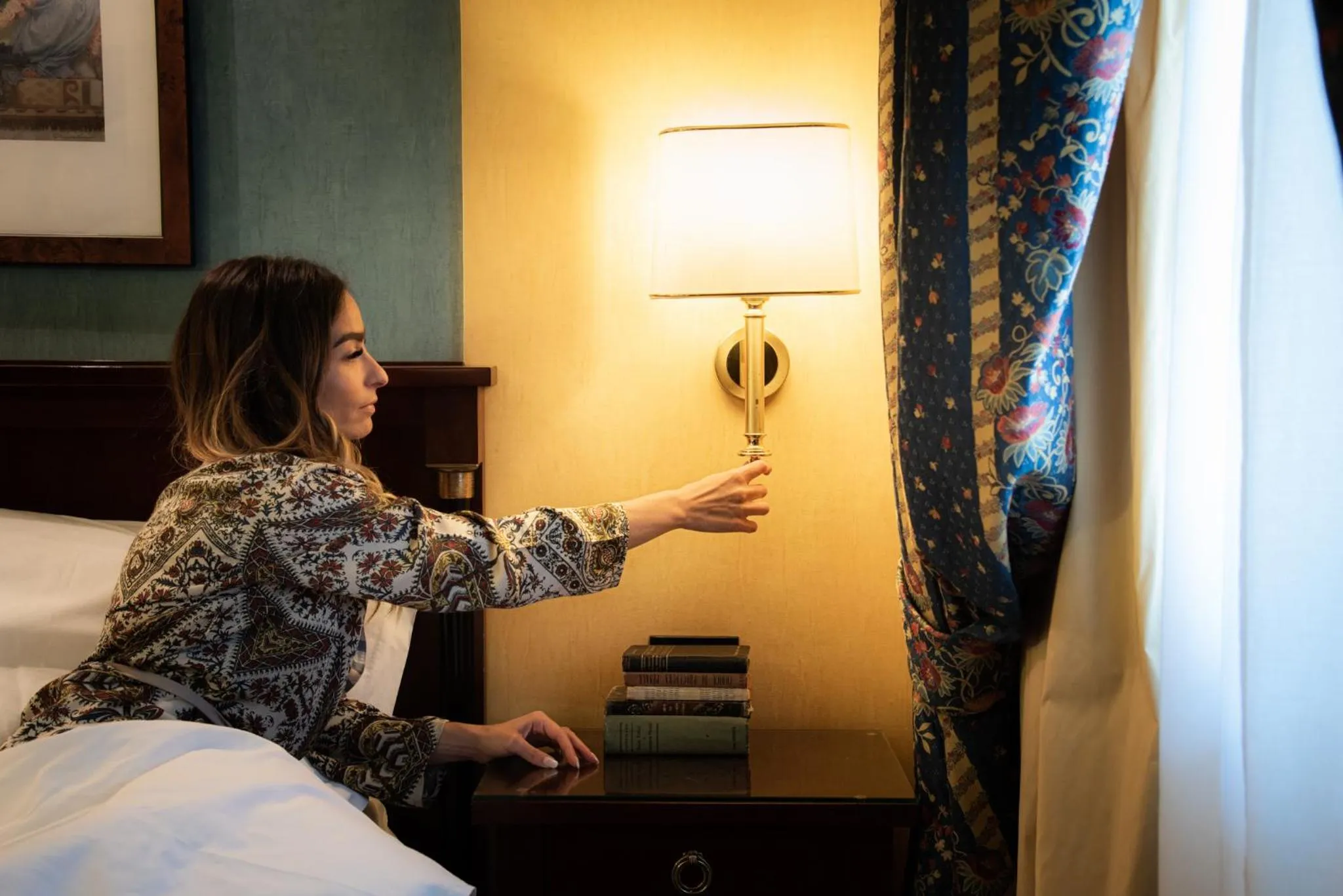 Bed in Hotel Petite Fleur