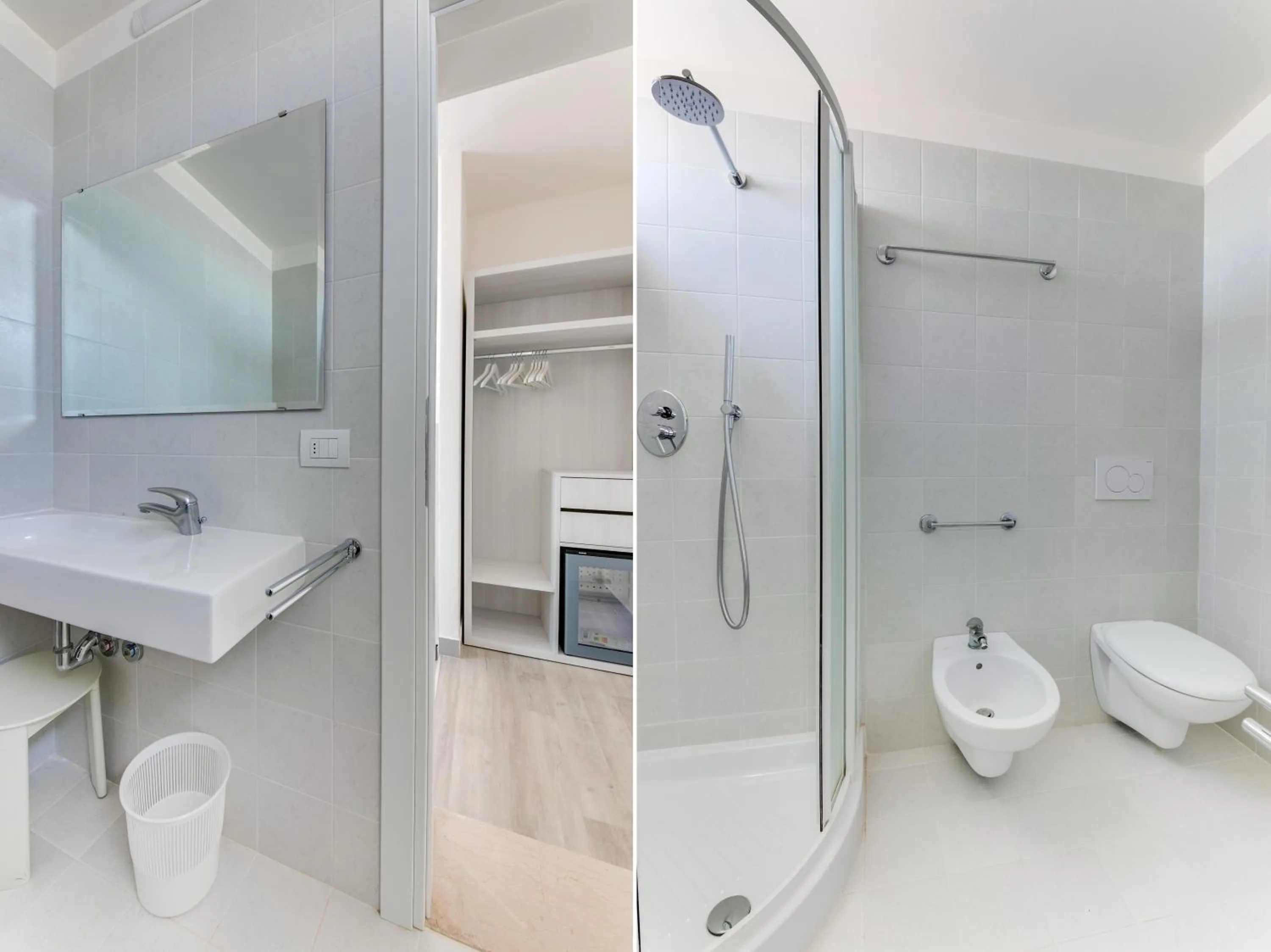 Shower in MARITTIMO Riccione - Hotel Clipper FRONTE MARE