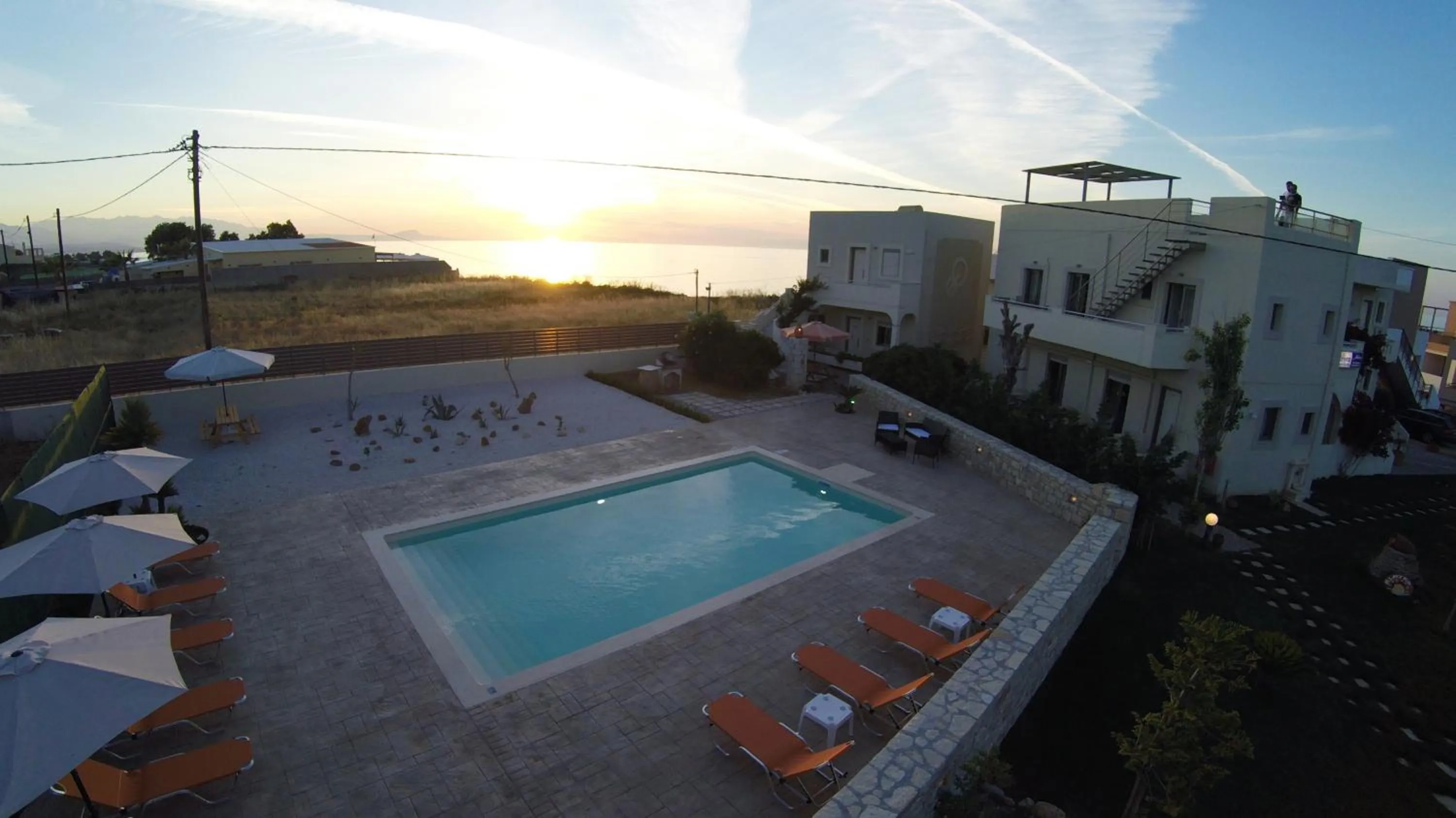 Pool view in Almyra Apartments & Suites