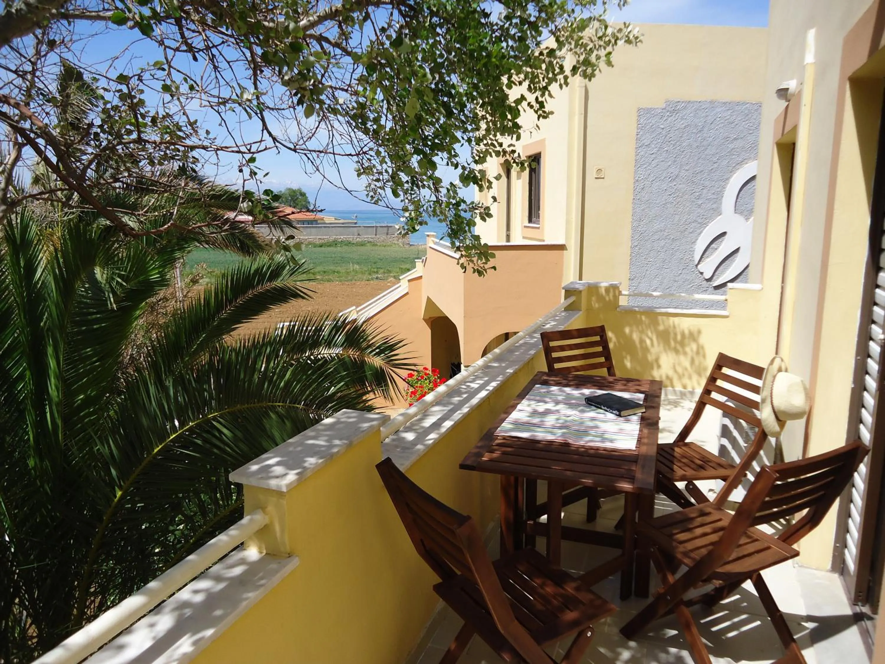 Patio in Almyra Apartments & Suites
