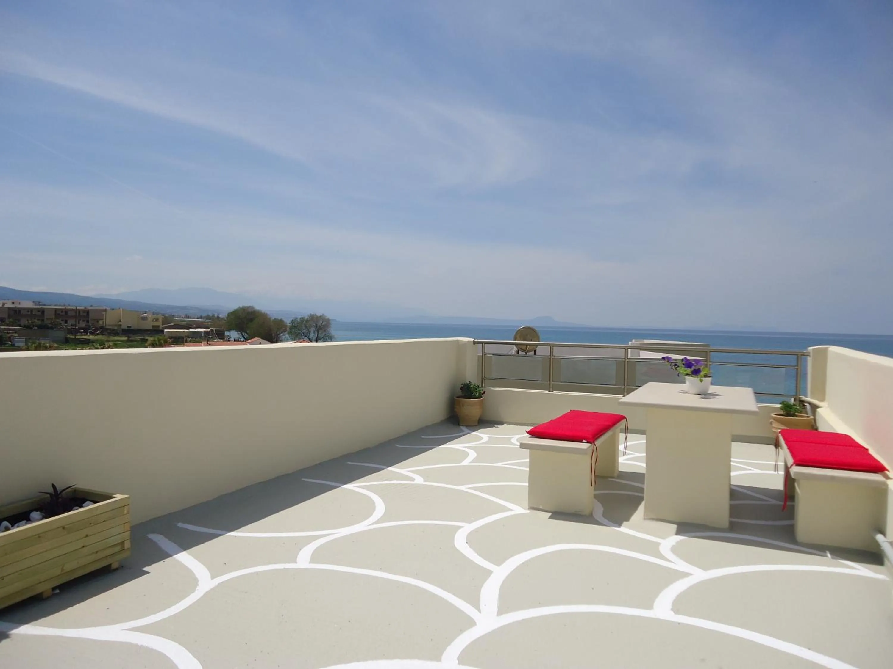 Patio in Almyra Apartments & Suites