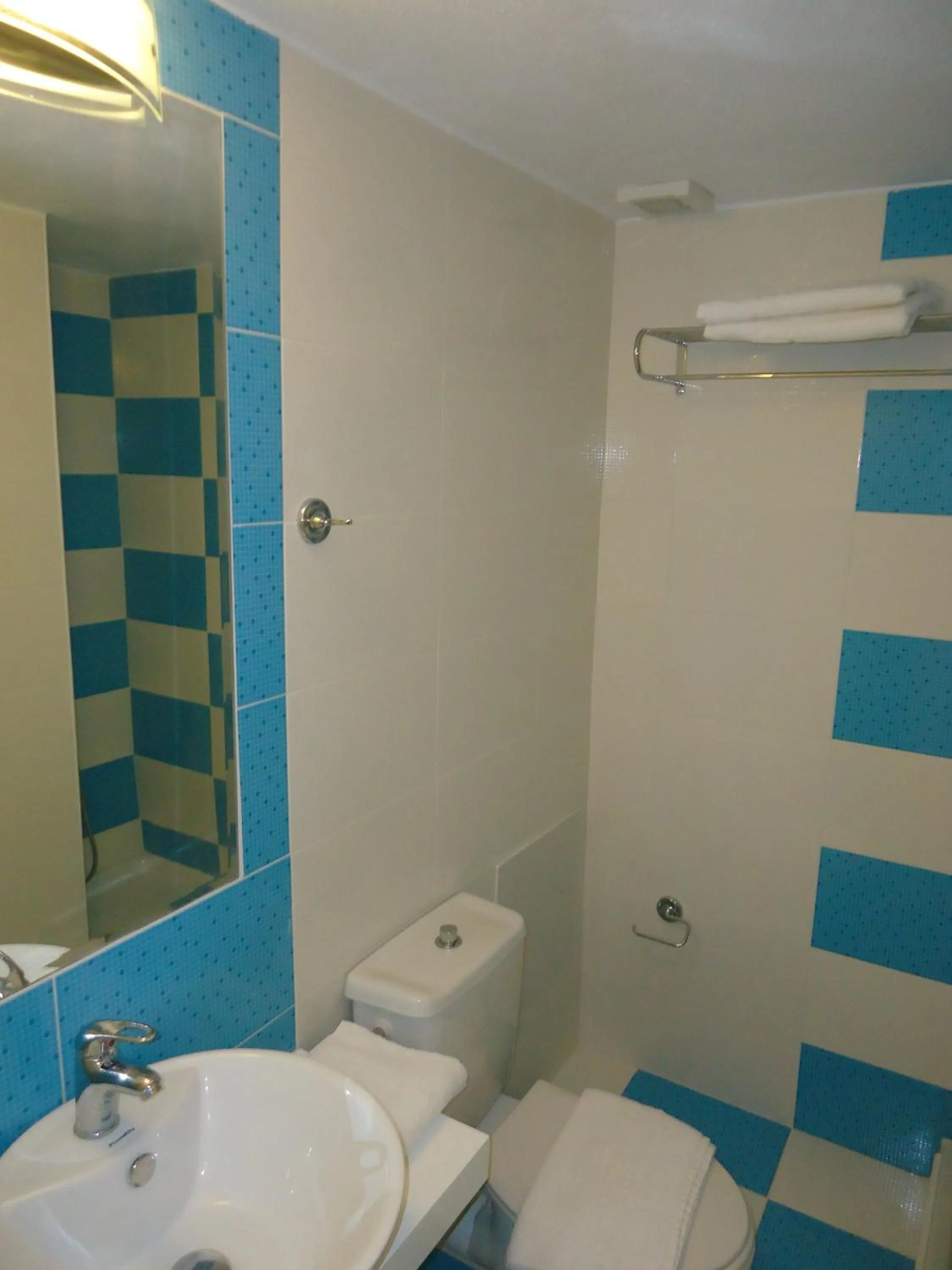 Shower in Almyra Apartments & Suites