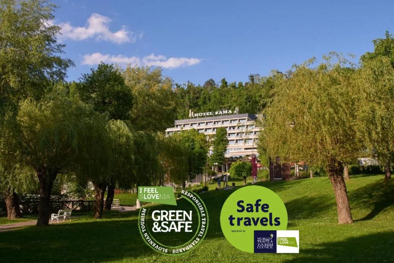 Property building in Postojna Cave Hotel Jama