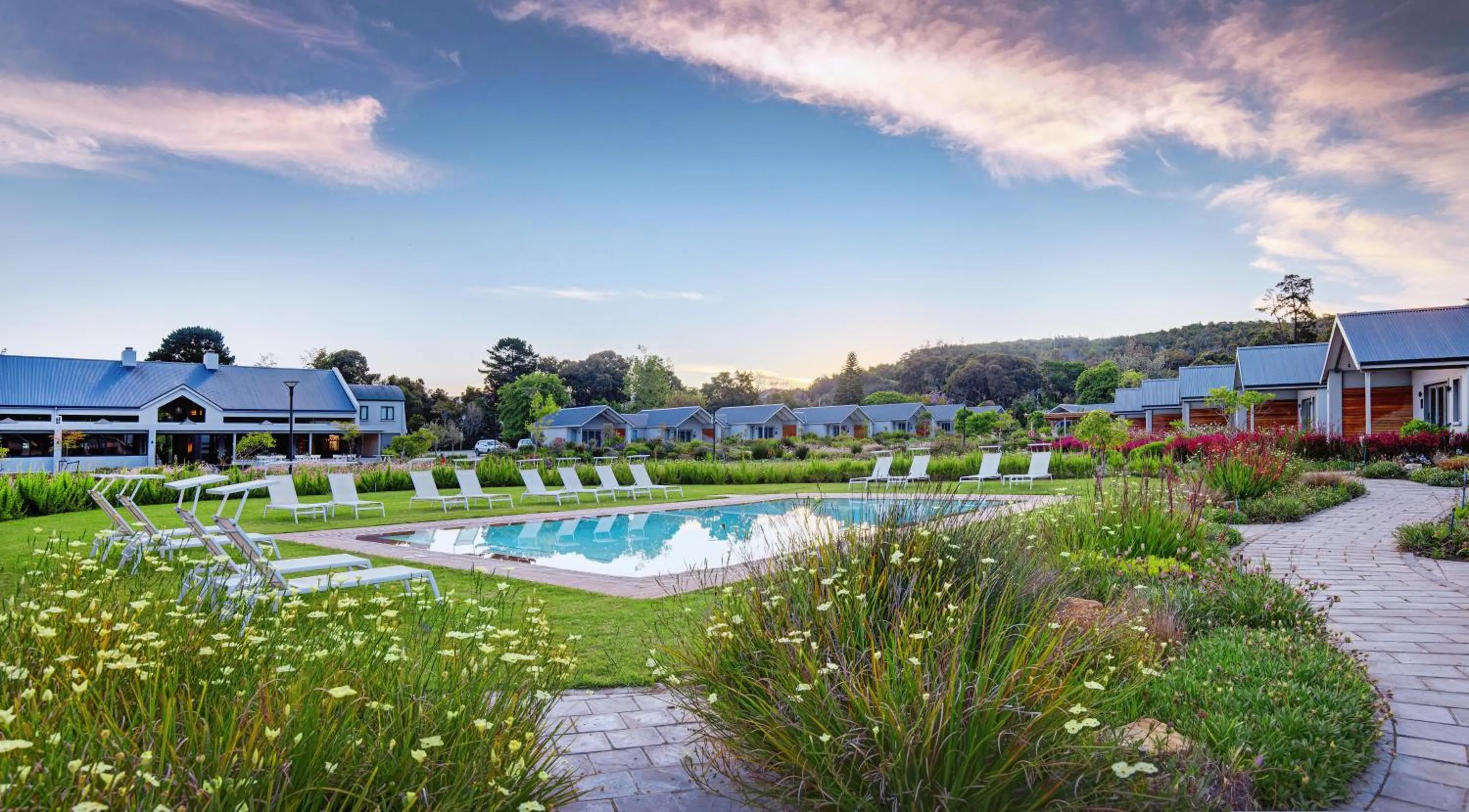 Garden view in Knysna Hollow Country Estate