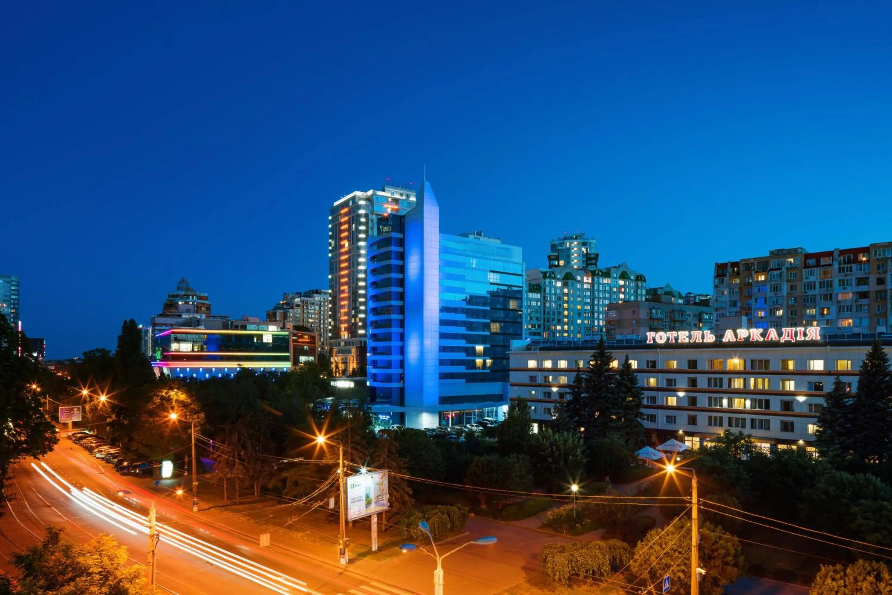 City view in Arcadia Hotel