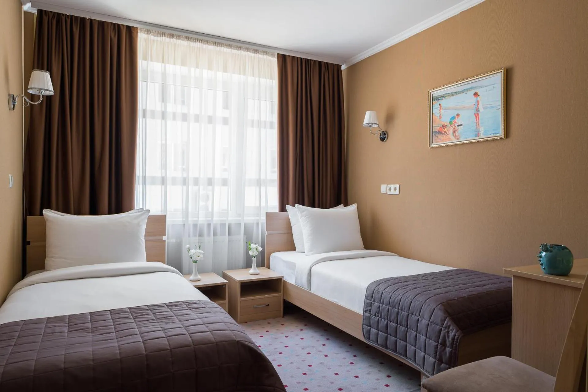 Bed in Arcadia Hotel