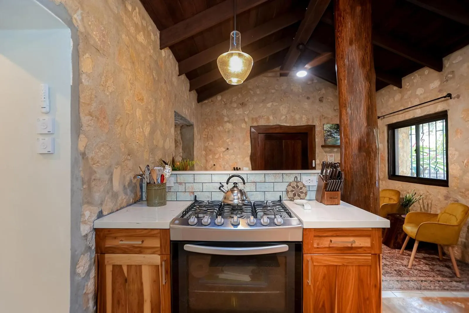 Kitchen or kitchenette in Sattva Land