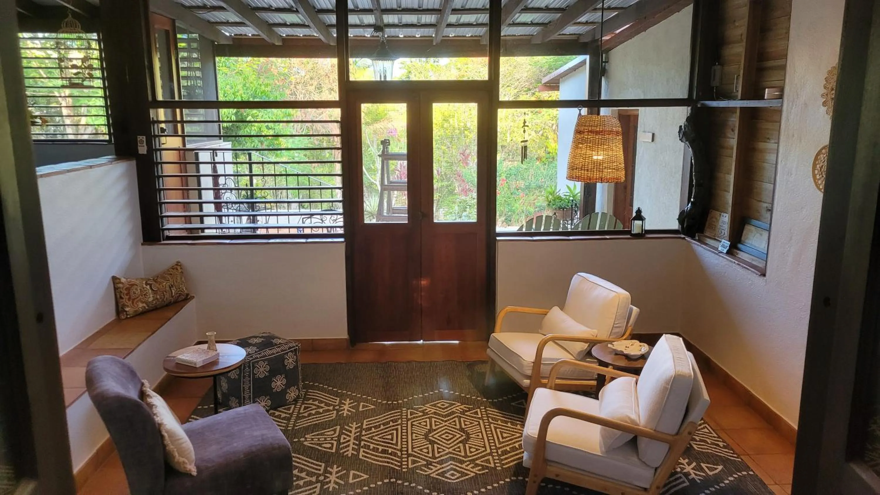 Seating area in Sattva Land