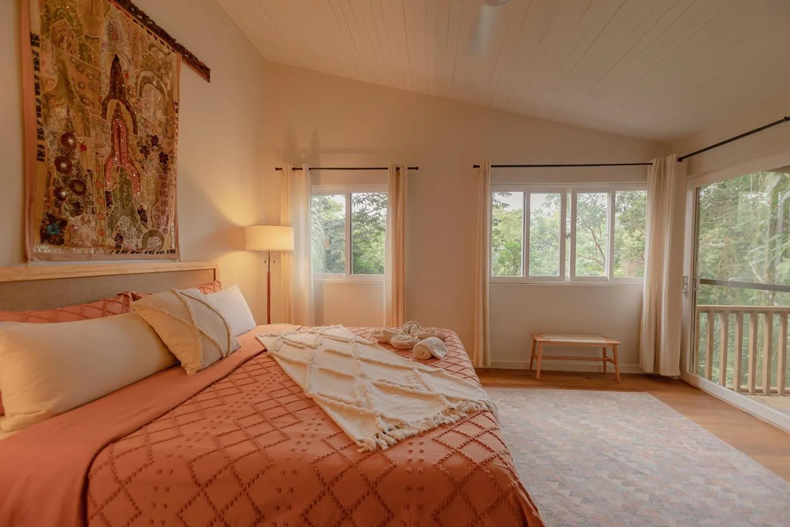 Bedroom, Bed in Sattva Land