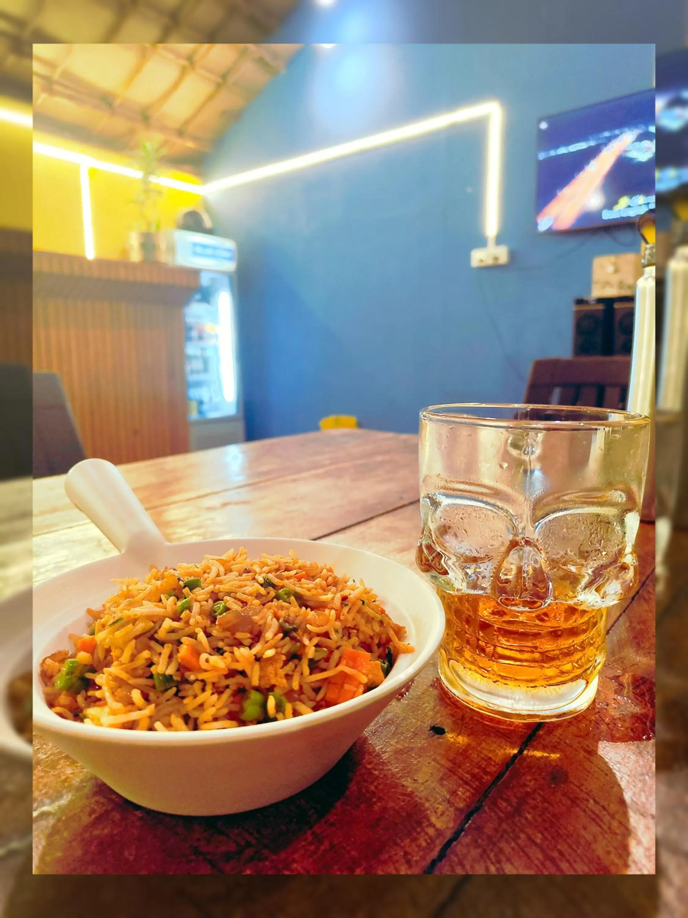 Food and drinks in Samyama Retreat