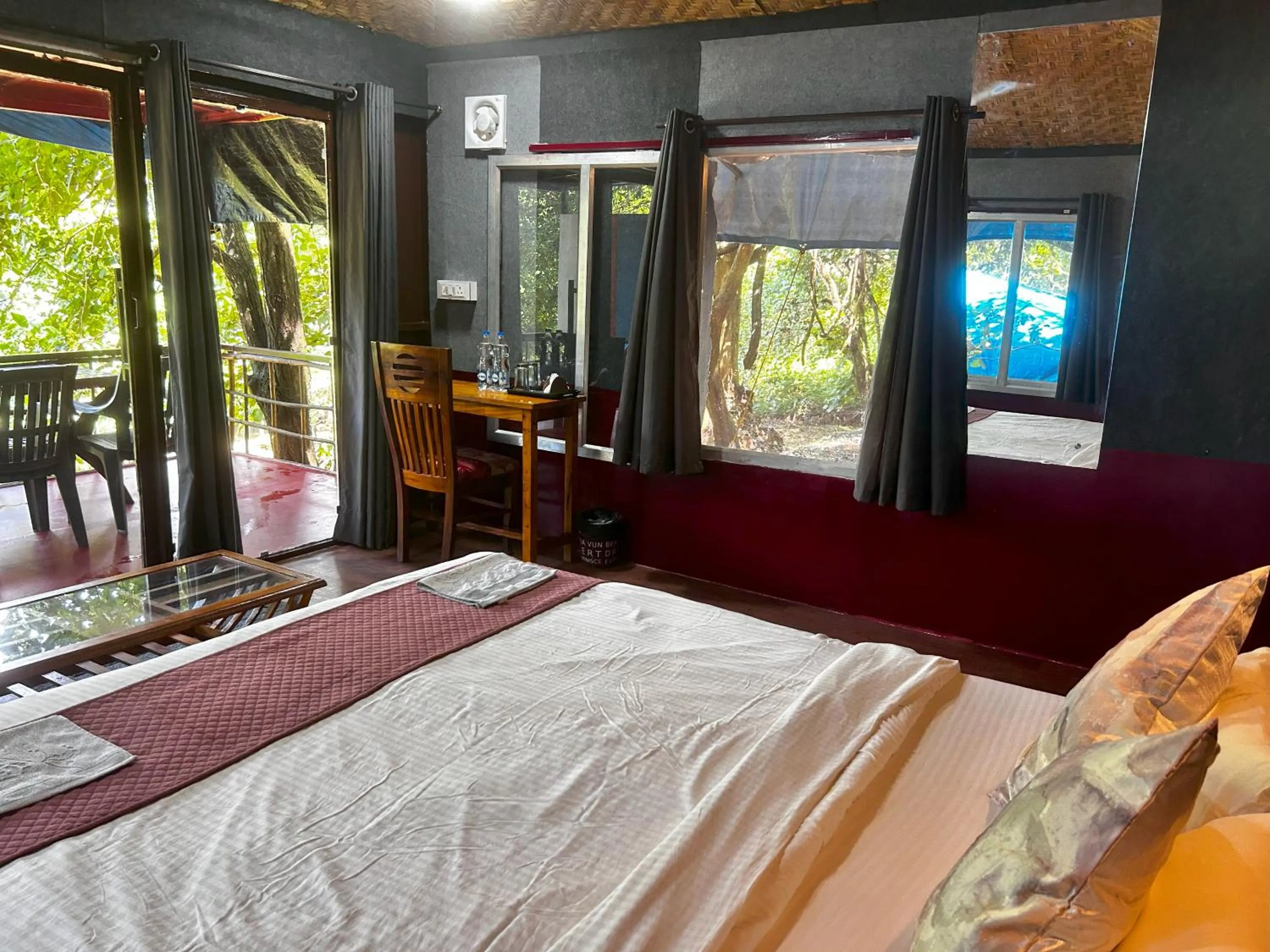 View (from property/room), Bed in Samyama Retreat