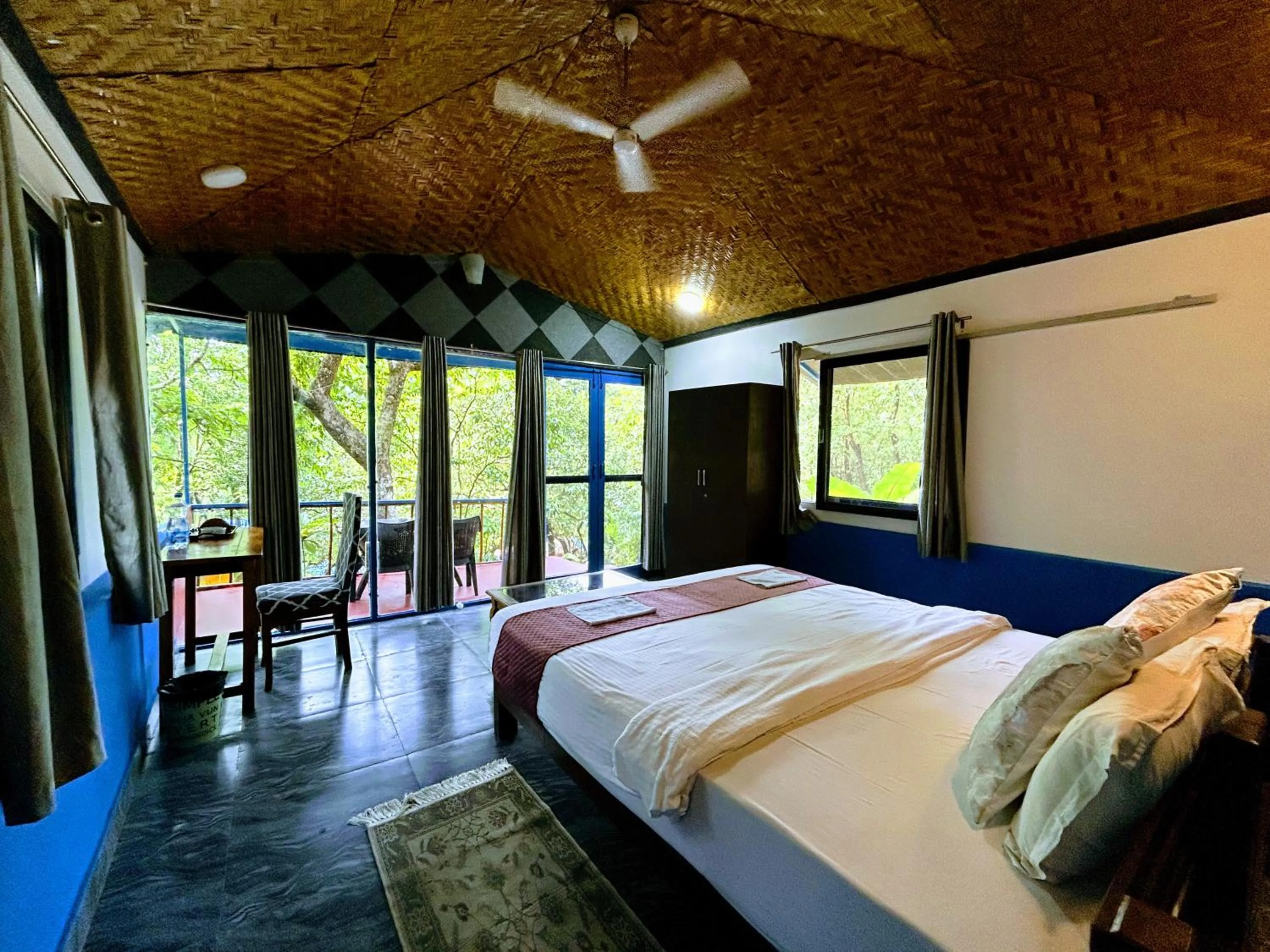 View (from property/room), Bed in Samyama Retreat