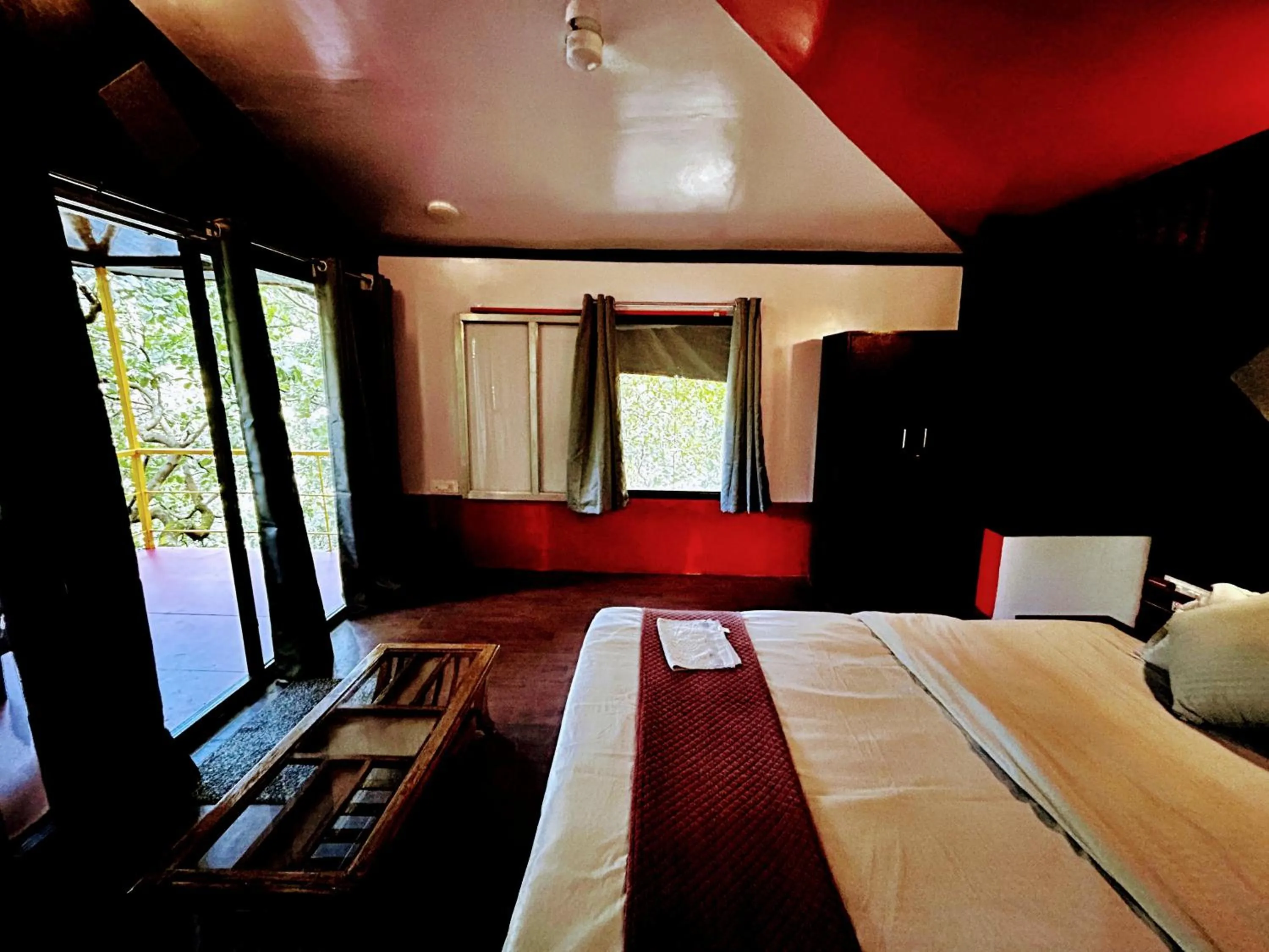 View (from property/room), Bed in Samyama Retreat