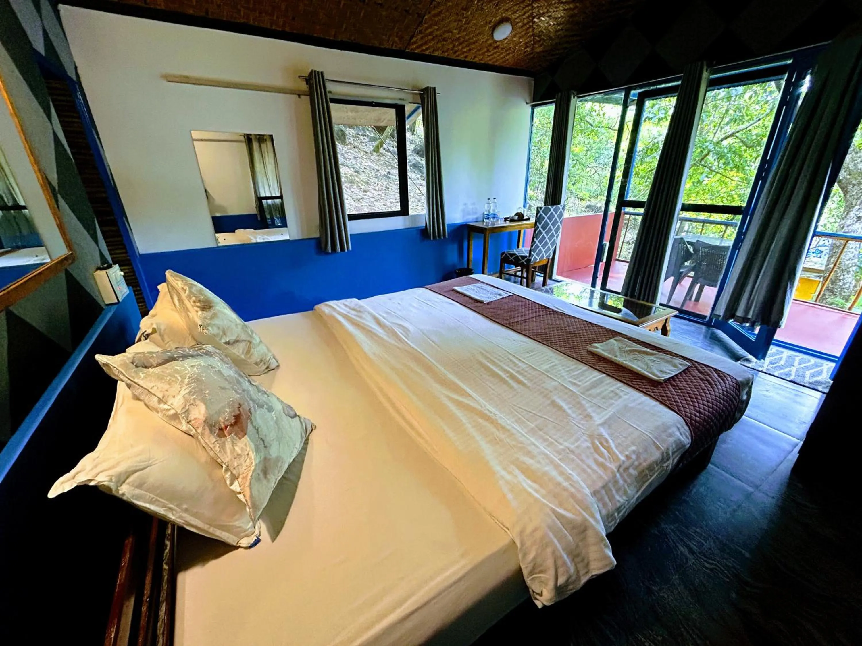 View (from property/room), Bed in Samyama Retreat