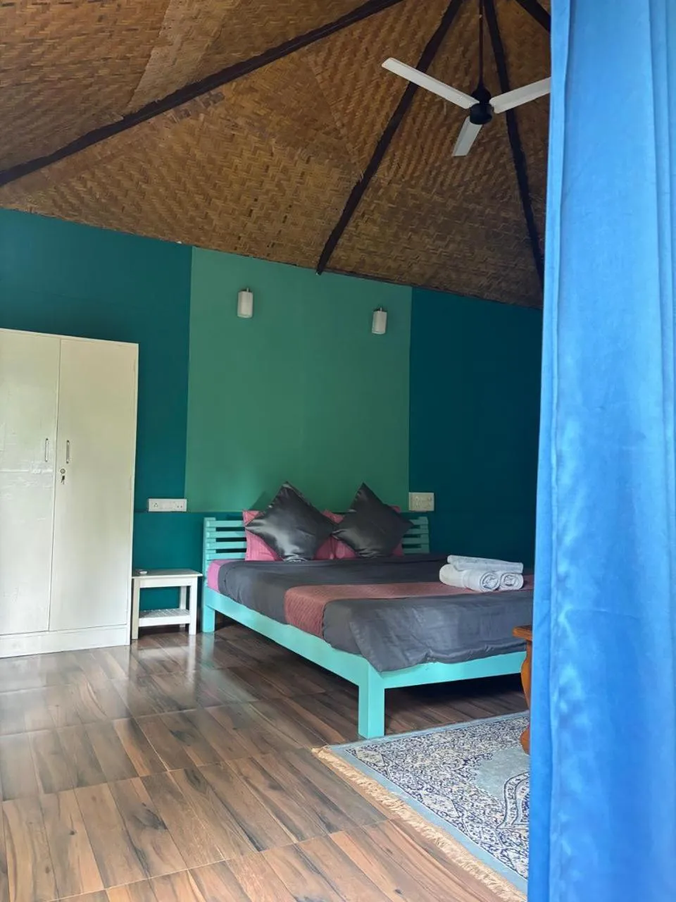 Bed in Samyama Retreat