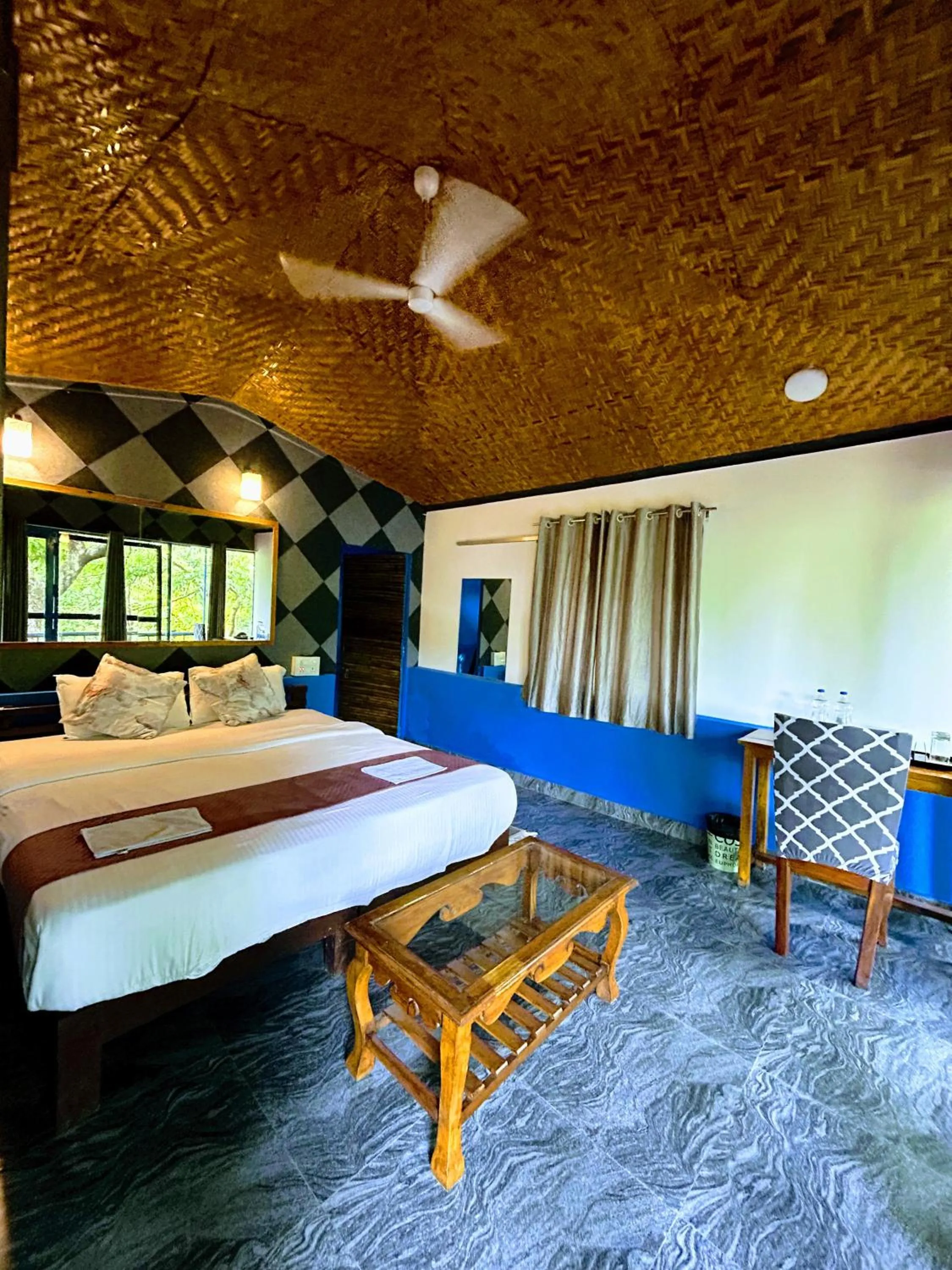 View (from property/room), Bed in Samyama Retreat
