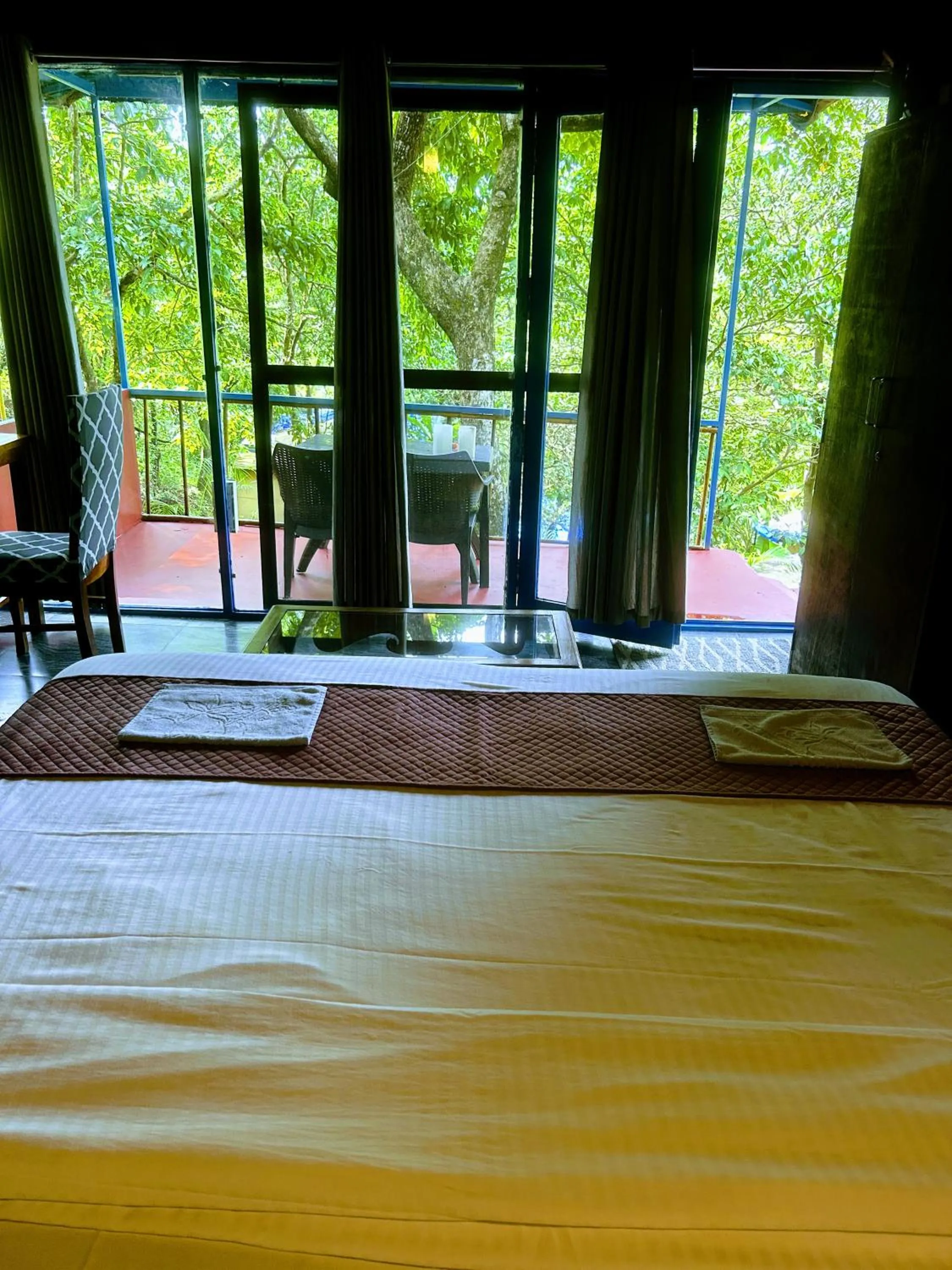 View (from property/room), Bed in Samyama Retreat