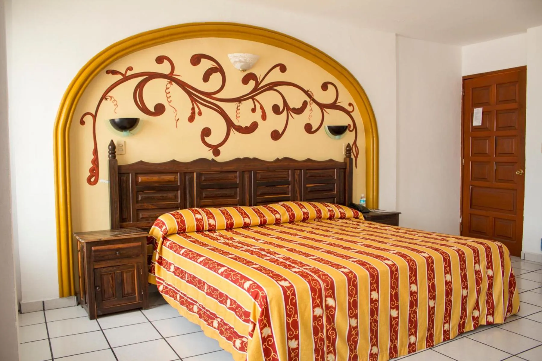 Bed in Hotel Colonial