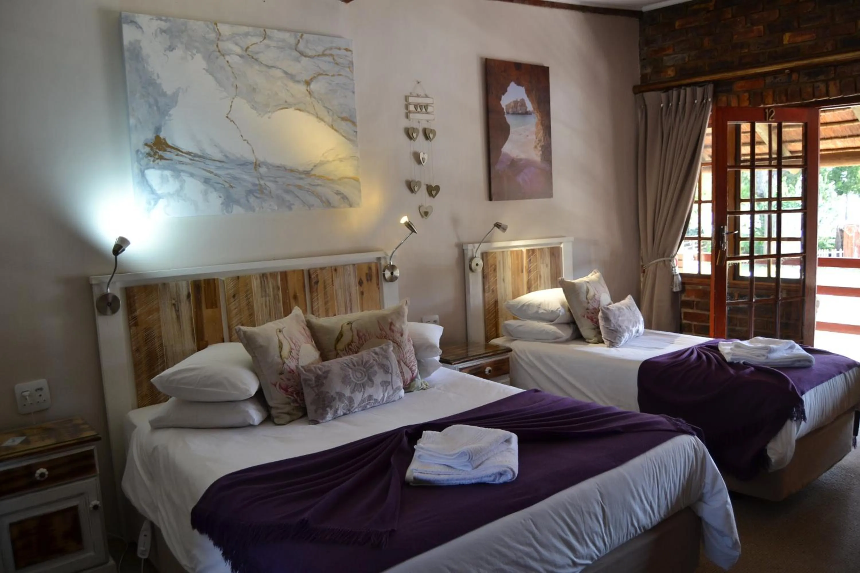 Bed in Storms River Guest Lodge
