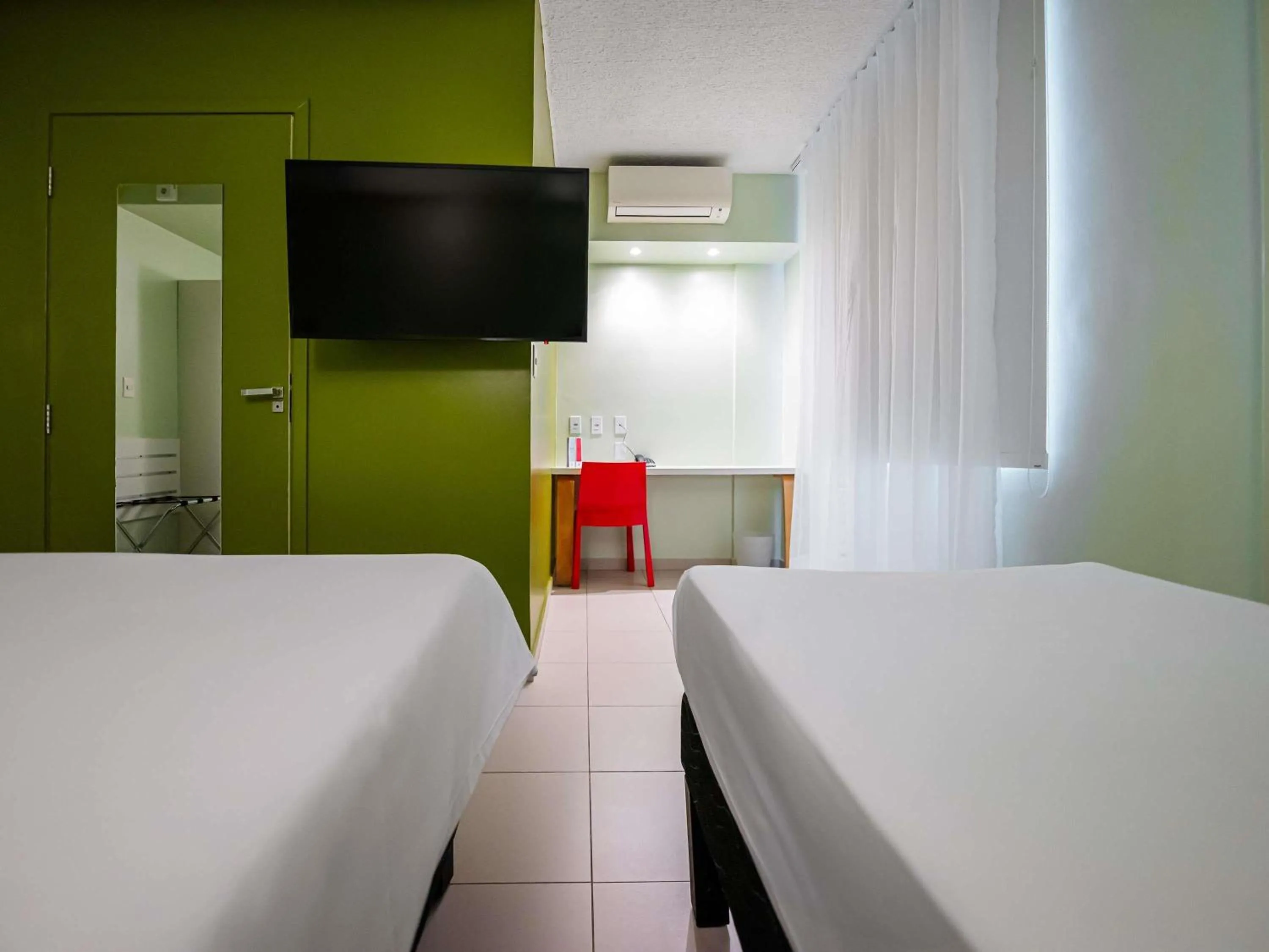 Bedroom, Bed in ibis Styles Manaus