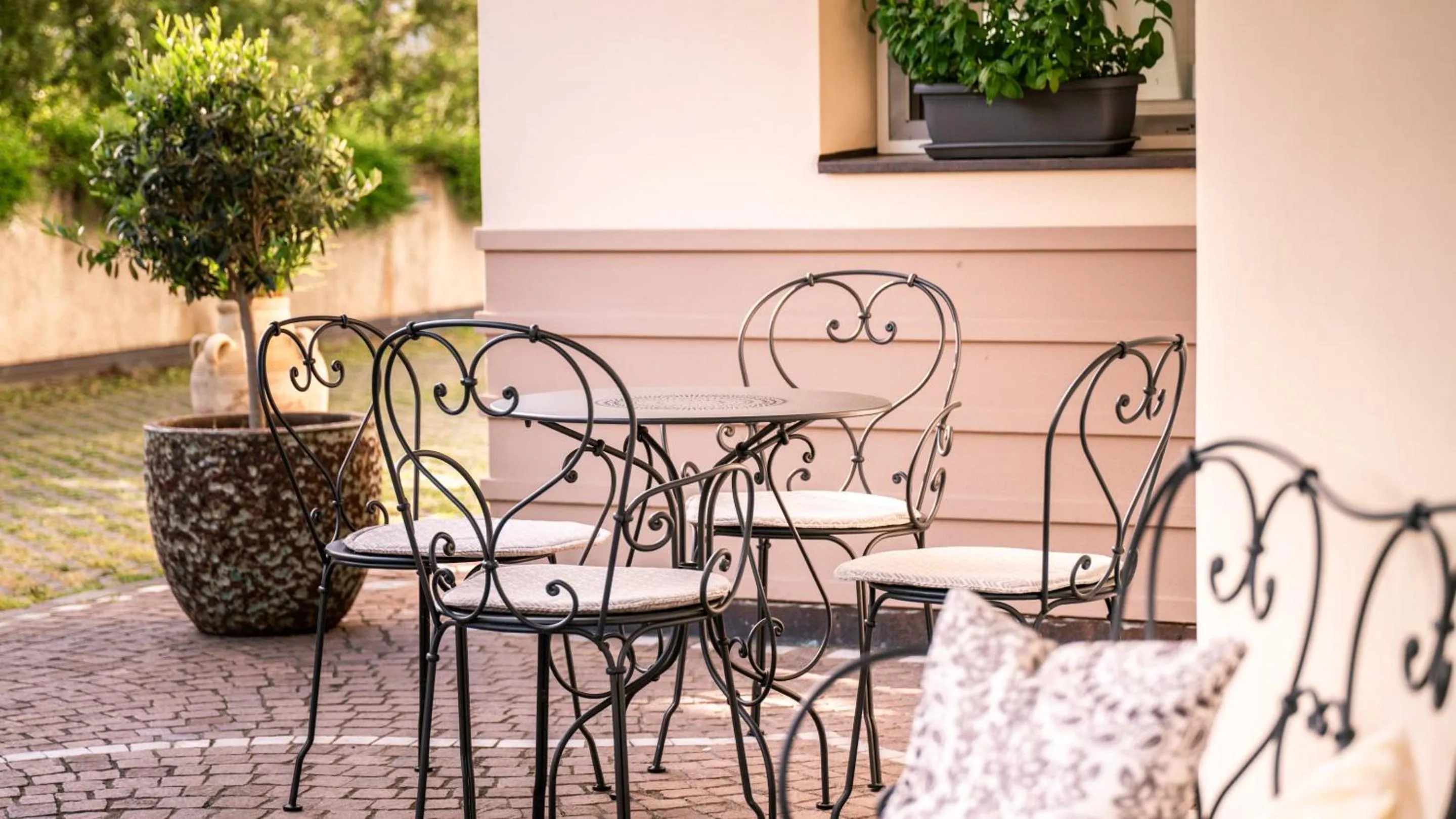 Patio in Hotel Villa Laurus