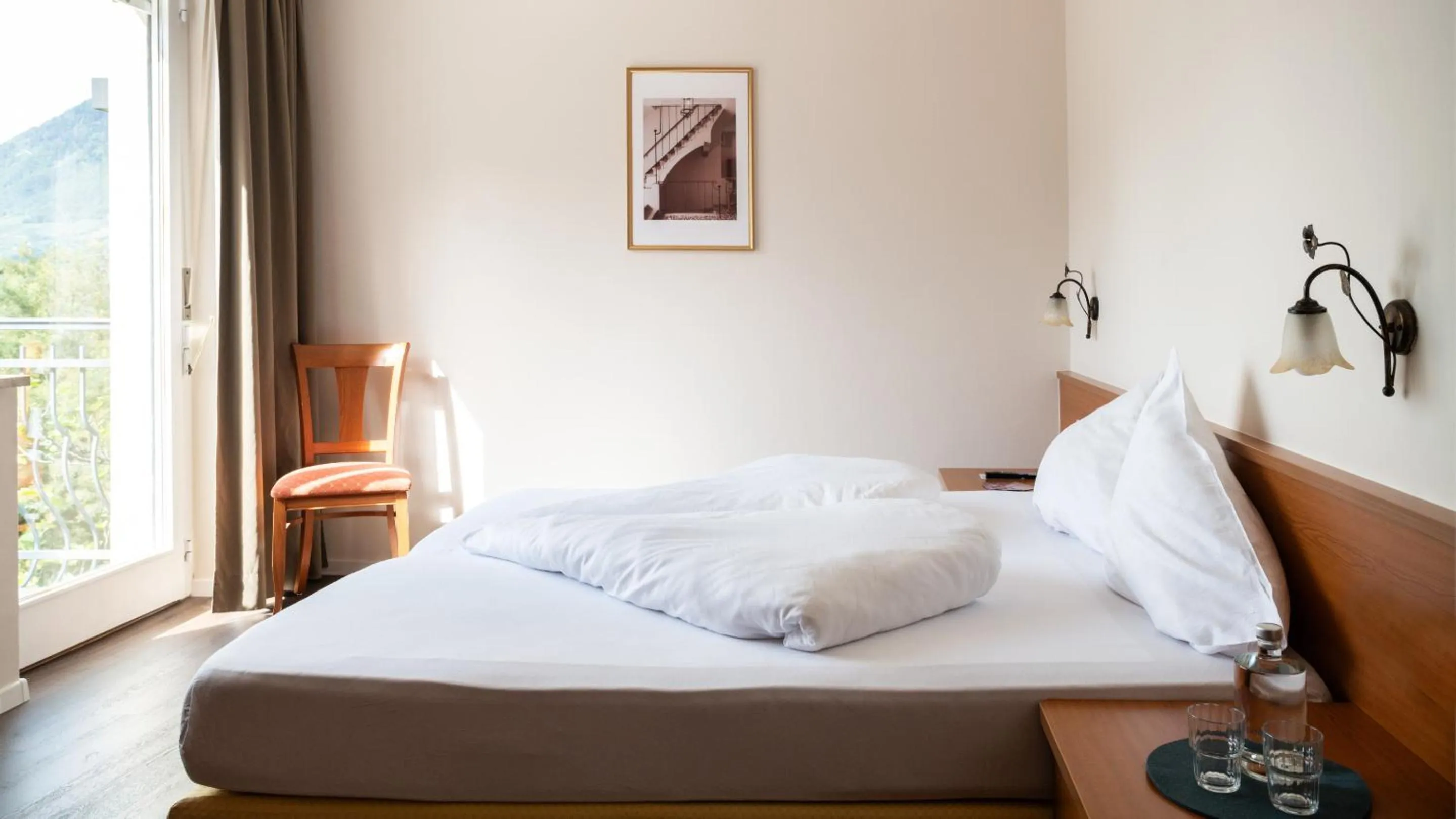 Bed in Hotel Villa Laurus