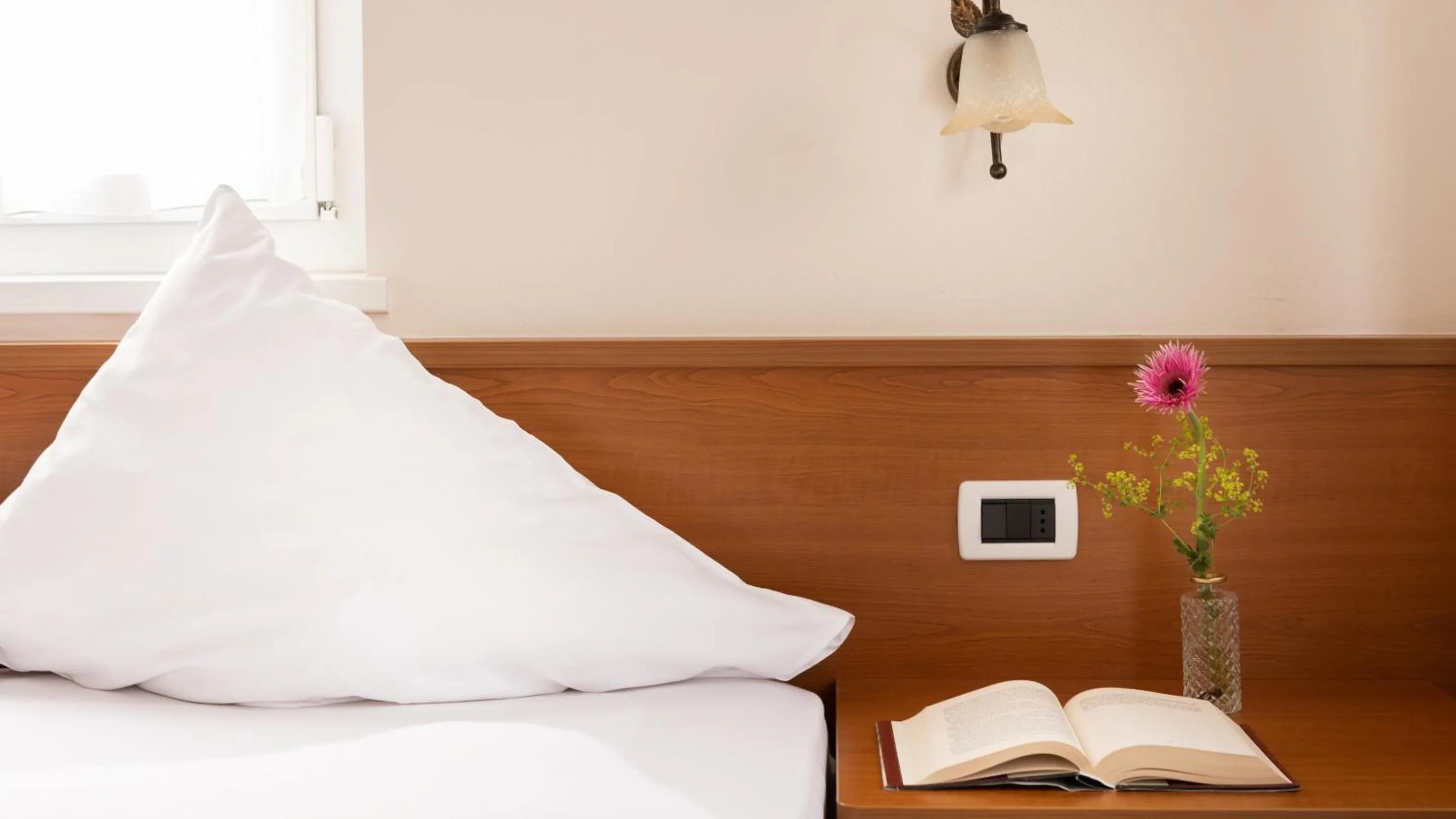 Bed in Hotel Villa Laurus