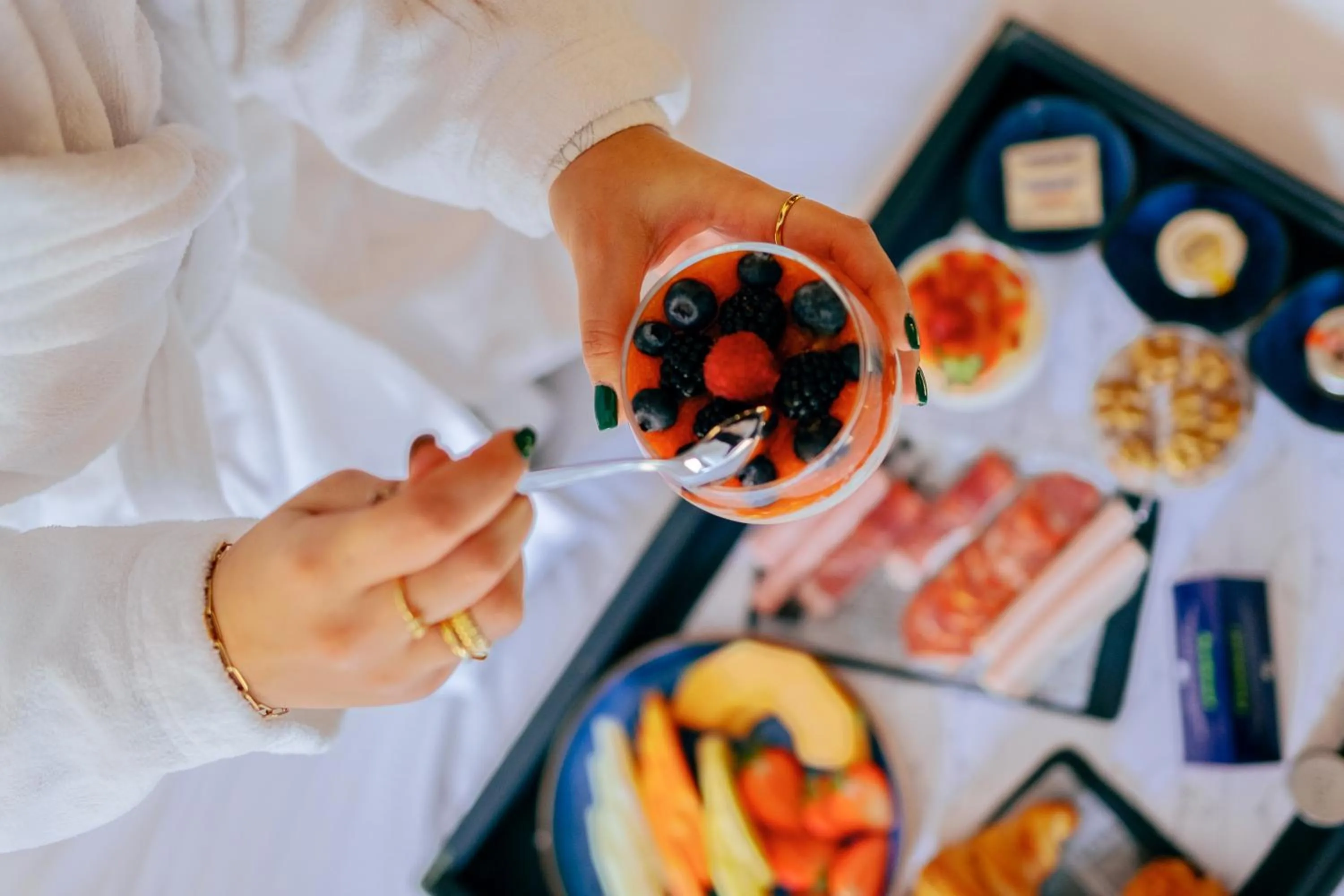 Breakfast in DoubleTree by Hilton Lisbon Fontana Park