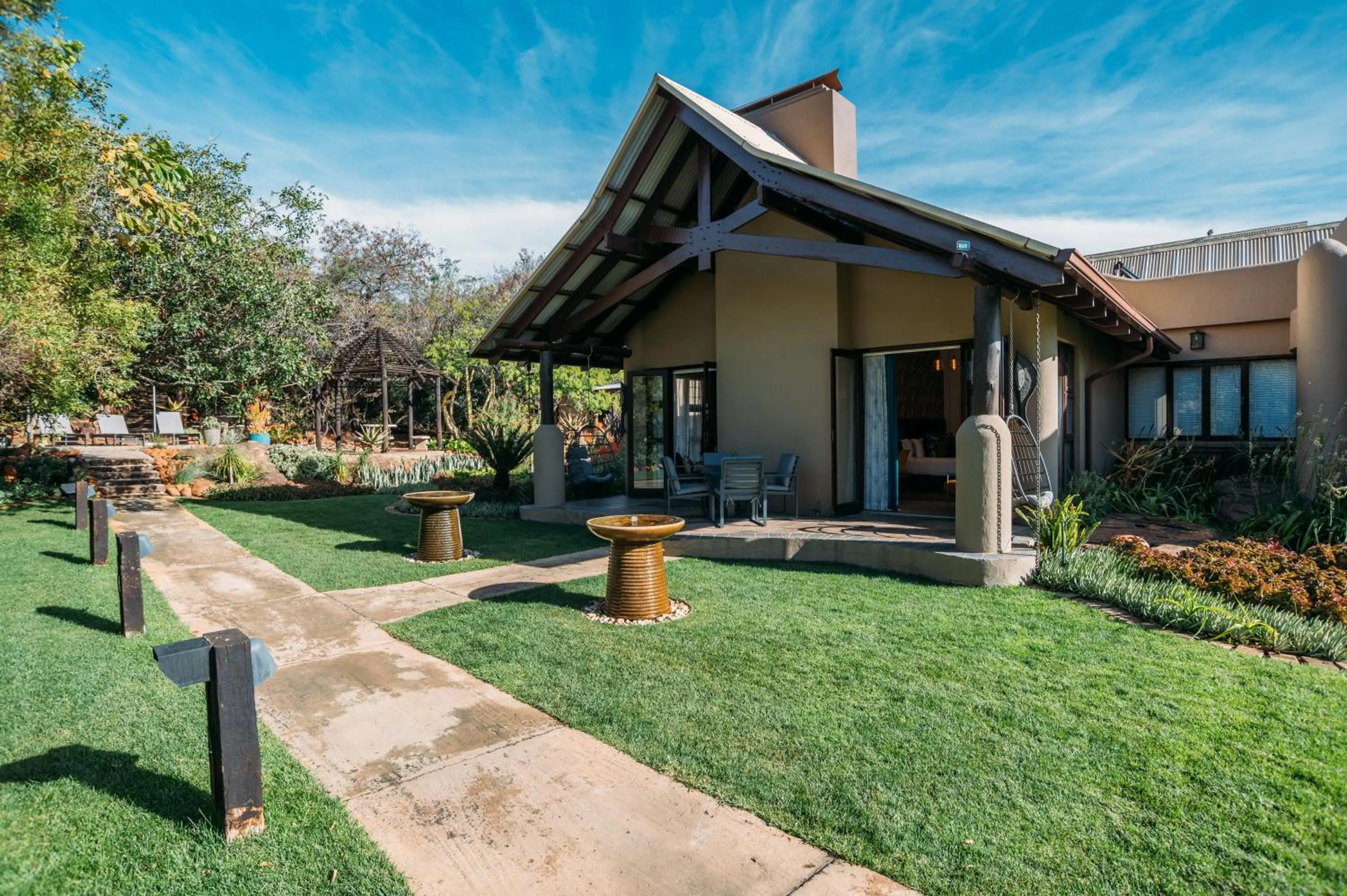 Garden view in Thaba Eco Hotel